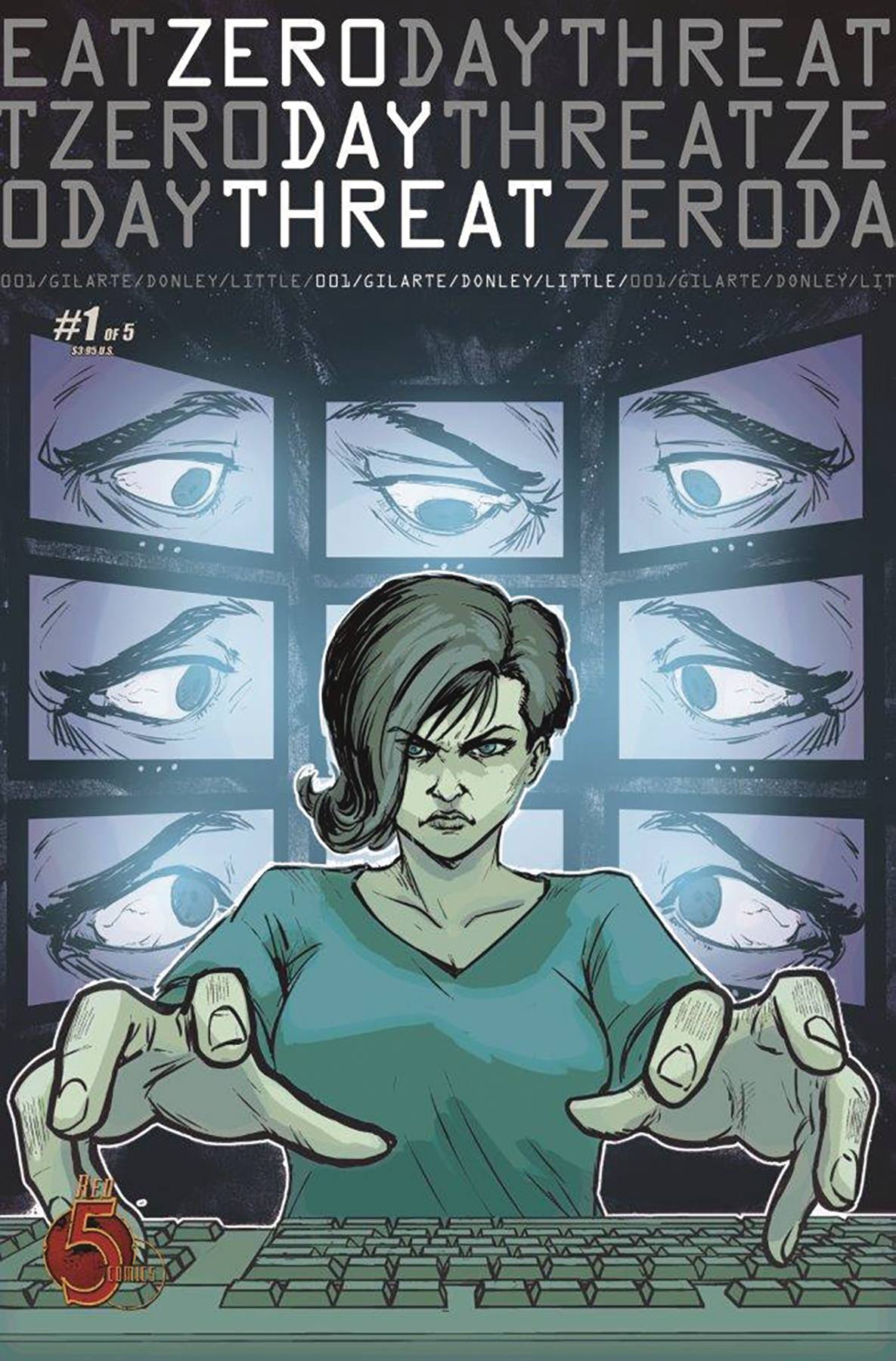 ZERO DAY THREAT #1 2020 RED 5 COMICS - STONEBOT
