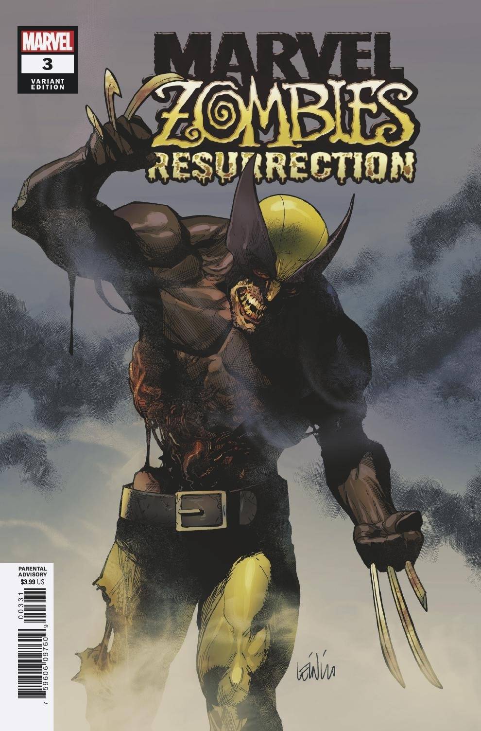 MARVEL ZOMBIES RESURRECTION #3 (OF 4) FRANCIS YU VARIANT 2020 Marvel Zombies MARVEL COMICS