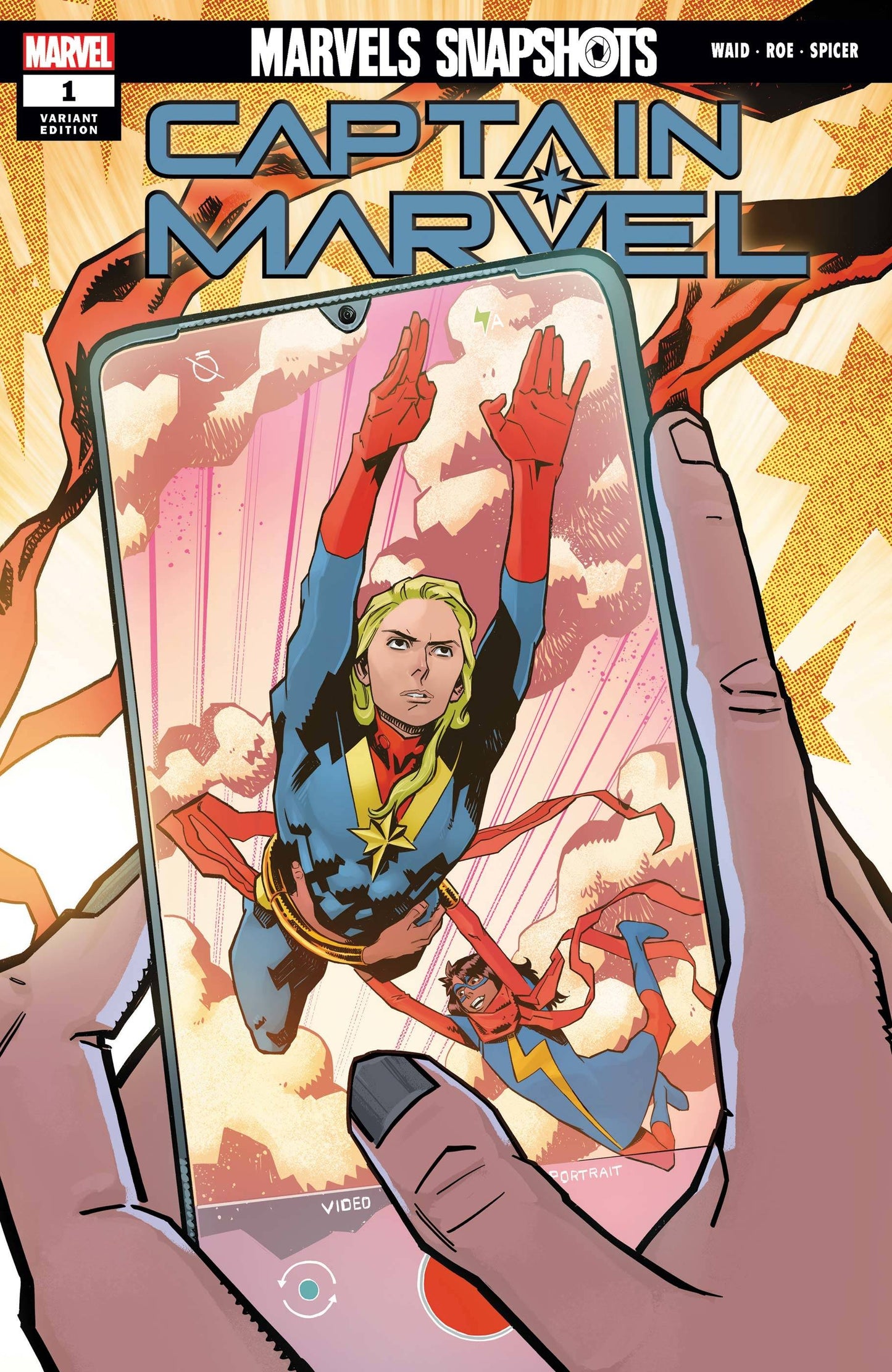 CAPTAIN MARVEL MARVELS SNAPSHOTS #1 VARIANT 2021 Captain Marvel MARVEL COMICS