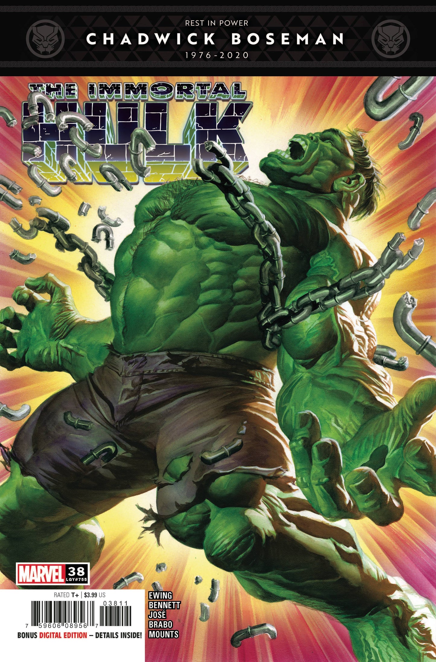 IMMORTAL HULK #38 2020 Immortal Hulk MARVEL COMICS