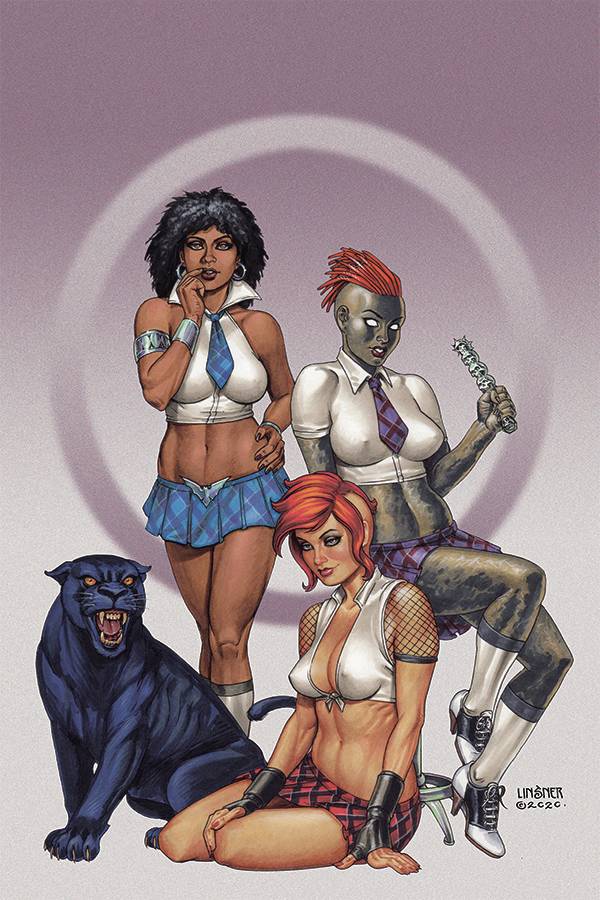 SACRED SIX #1 LINSNER PREMIUM LIMITED VIRGIN VARIANT Sacred Six DYNAMITE