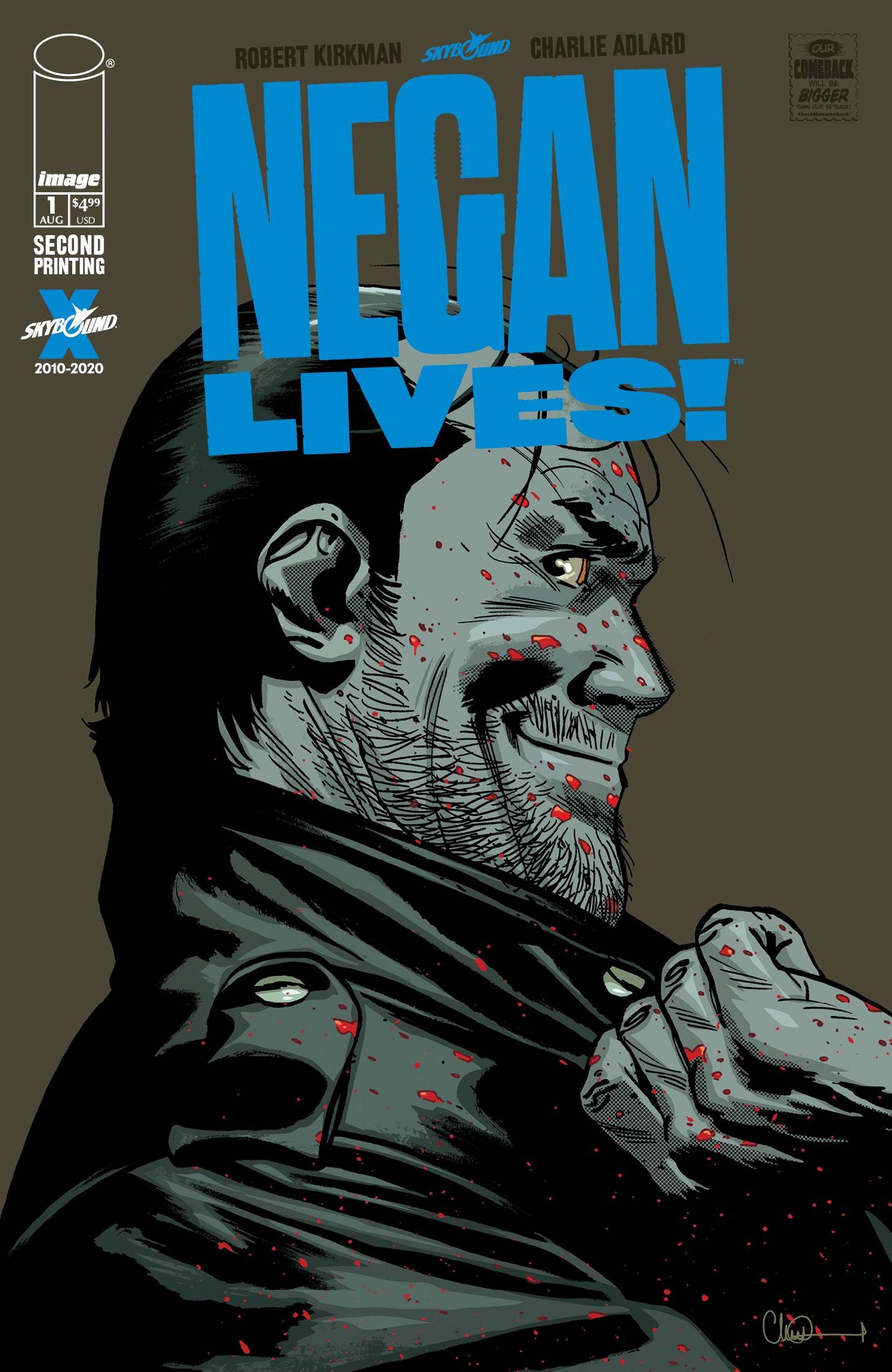 NEGAN LIVES (WALKING DEAD) 2ND PRINT 2020 Walking Dead IMAGE COMICS