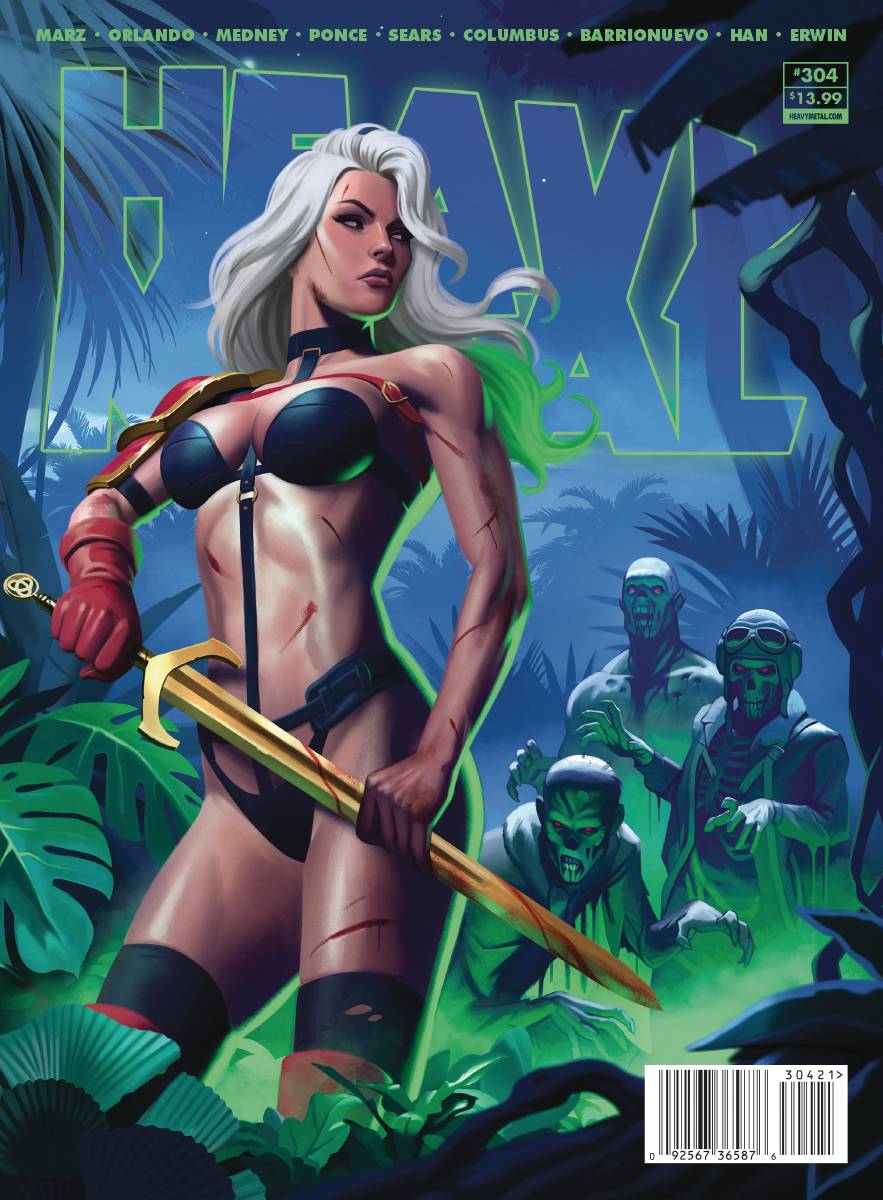 HEAVY METAL #304 CVR B SUCHANEK TAARNA (MR) 2021 Heavy Metal HEAVY METAL MAGAZINE