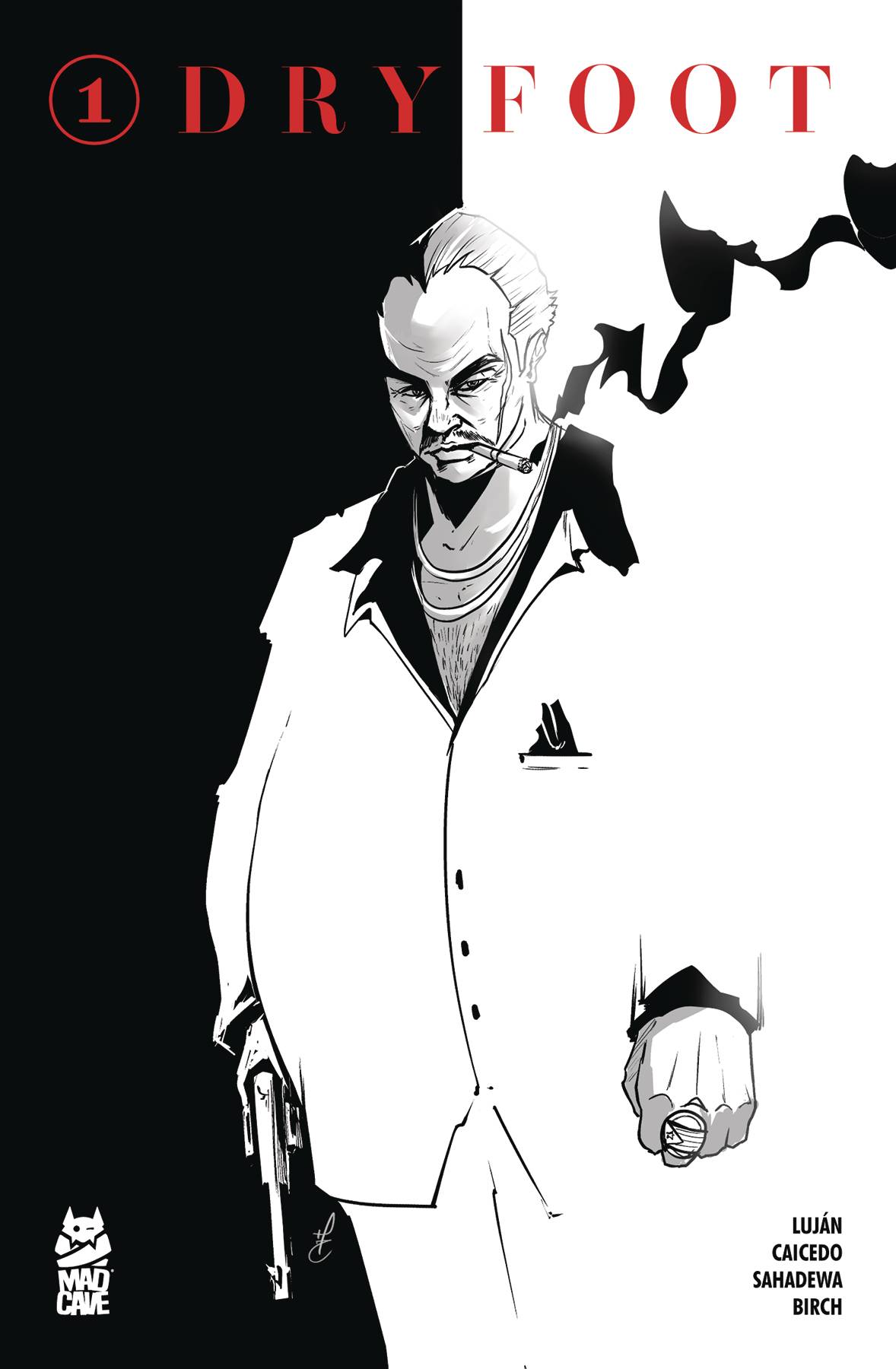 DRY FOOT #1 2ND PRINT HOMAGE VARIANT LTD 1000 2020 Dry Foot MAD CAVE STUDIOS