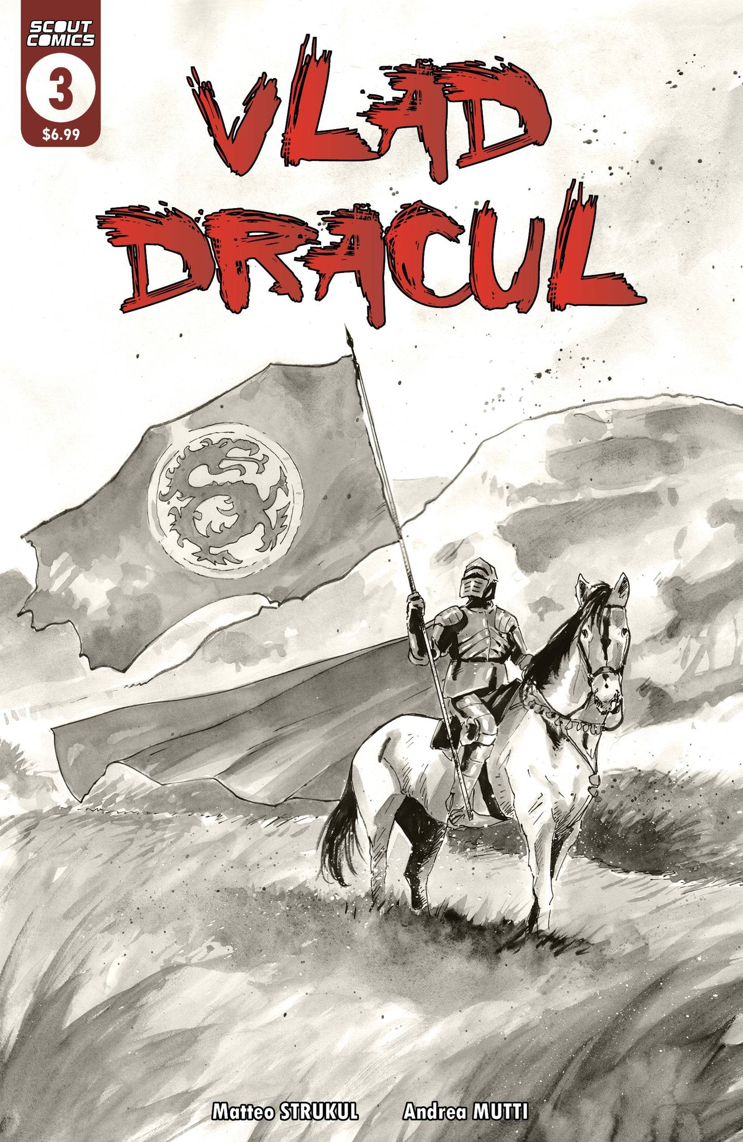 VLAD DRACUL #3 (OF 3) 2ND PRINT VARIANT 2020 SCOUT COMICS