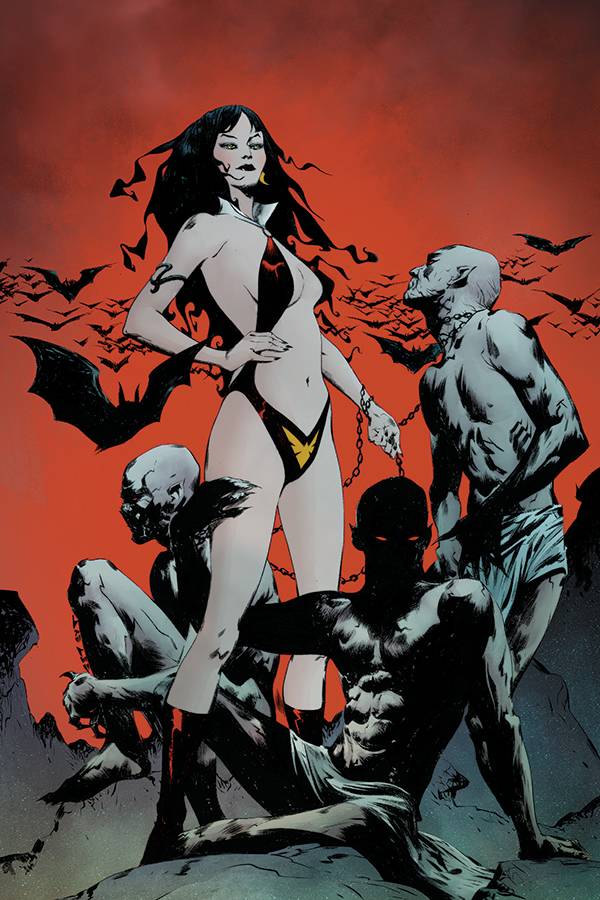VAMPIRELLA DARK POWERS #1 1:21 JAE LEE VAMPI DEMONS RED VIRGIN VARIANT 2020 Vampirella DYNAMITE