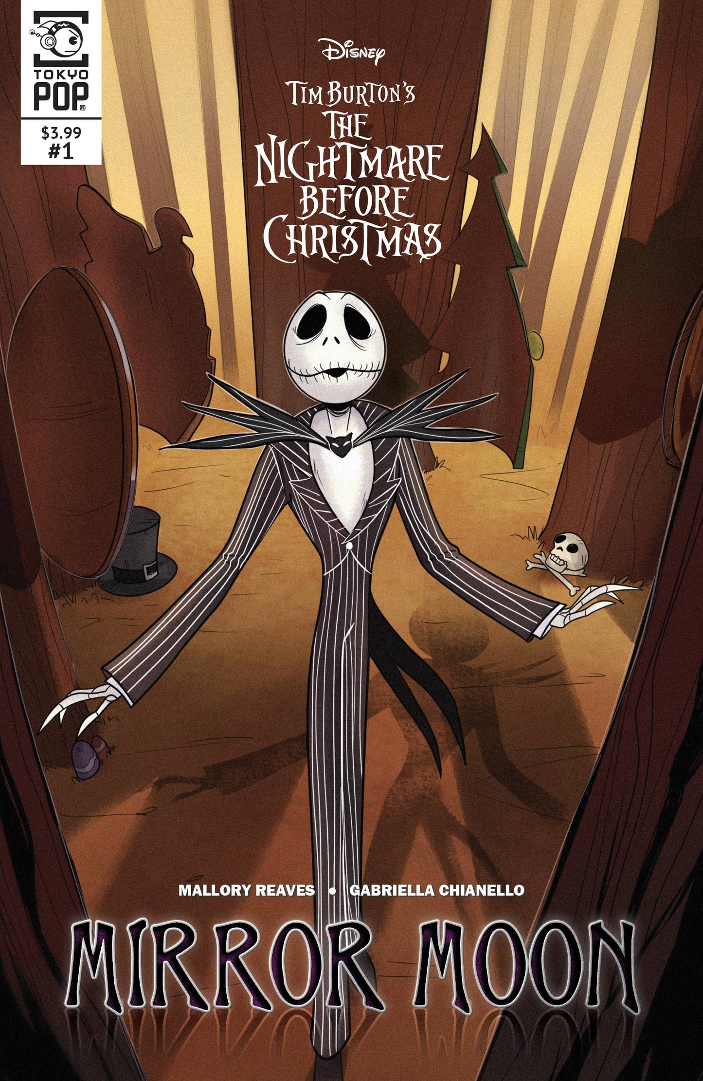NIGHTMARE BEFORE CHRISTMAS MIRROR MOON #1 2021 Nightmare Before Christmas TOKYOPOP