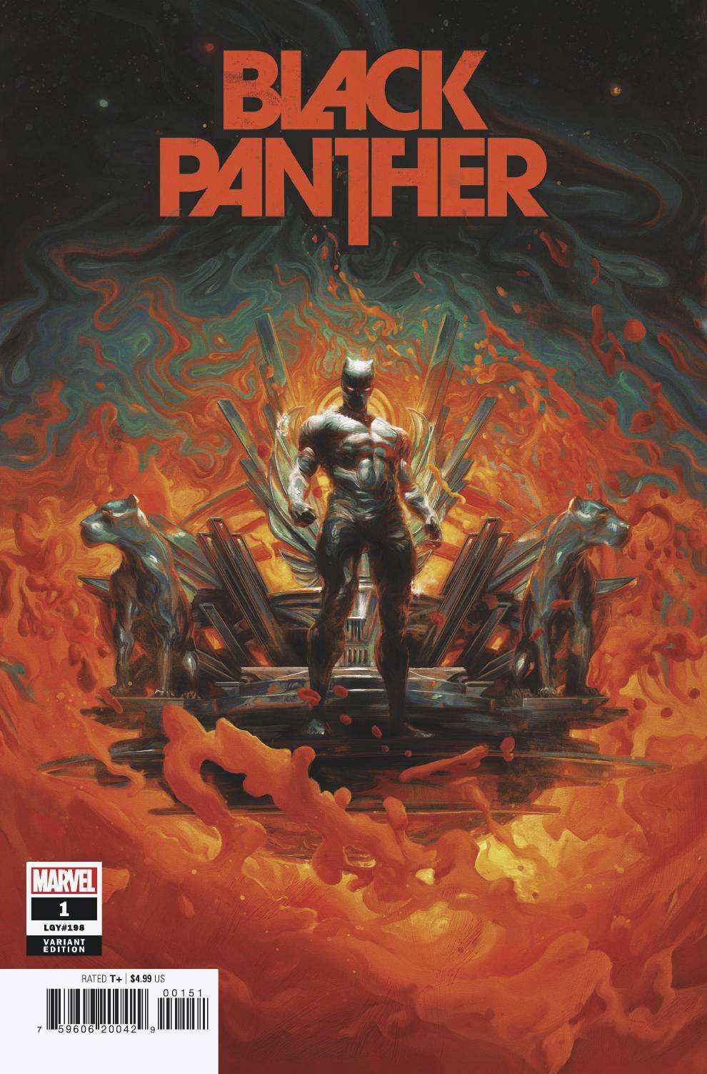 BLACK PANTHER #1 SPRATT 1:25 VARIANT 2021 Black Panther MARVEL COMICS
