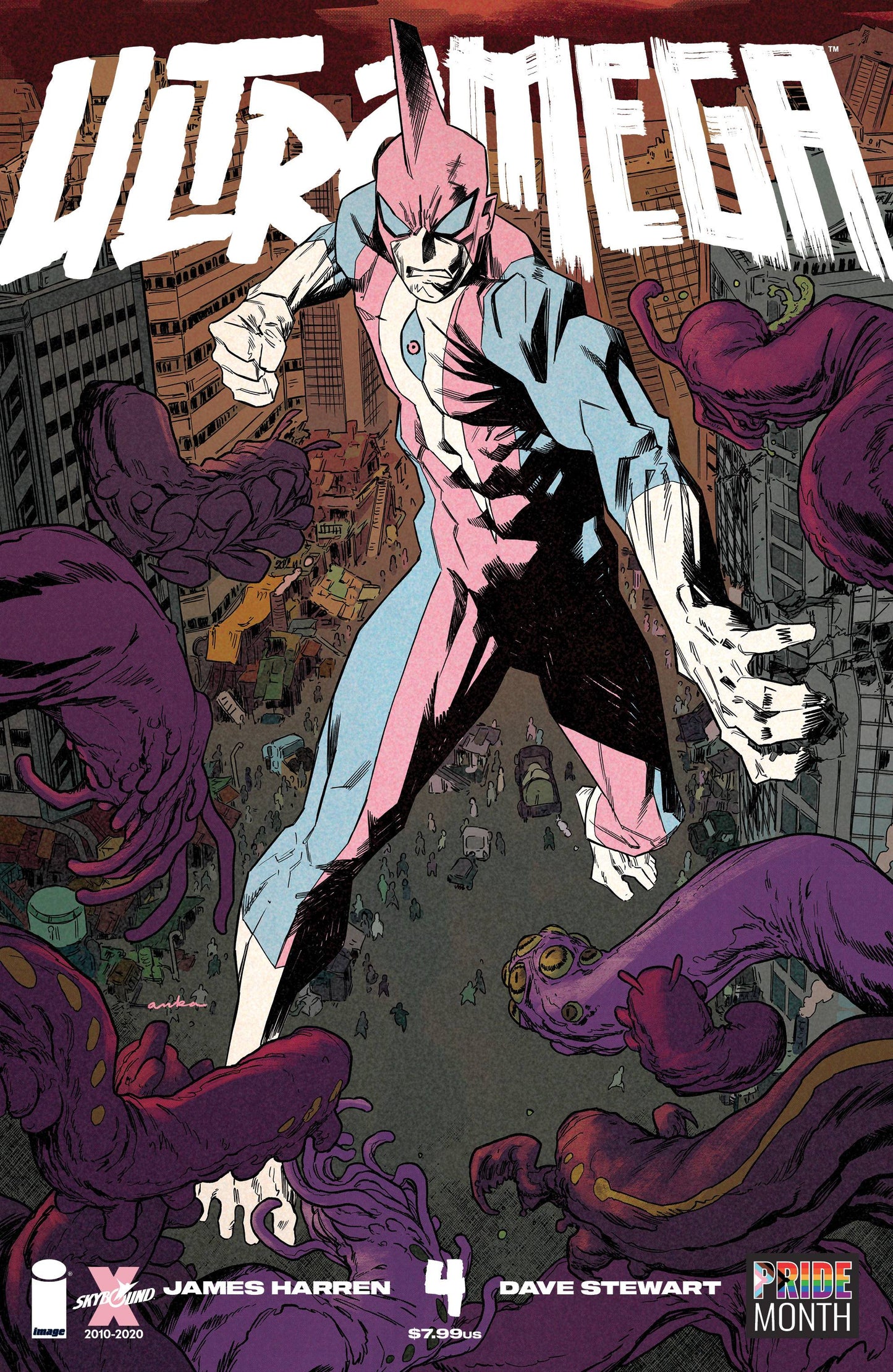 ULTRAMEGA BY JAMES HARREN #4 CVR E PRIDE MONTH VARIANT 2021 Ultramega IMAGE COMICS
