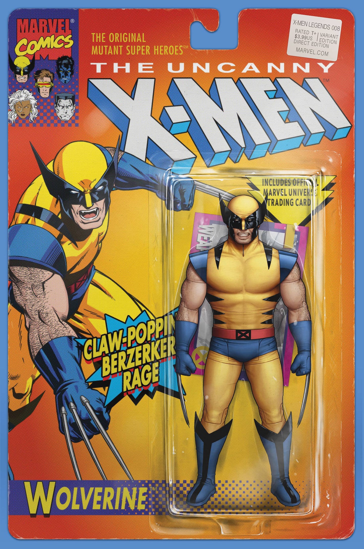 X-MEN LEGENDS #8 JTC ACTION FIGURE 1:25 VARIANT 2021 X-Men MARVEL PRH