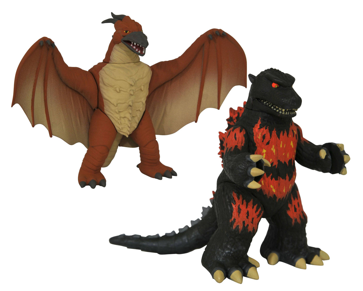 GODZILLA VINIMATES BURNING GODZILLA & RODAN 2 PACK DIAMOND SELECT TOYS LLC
