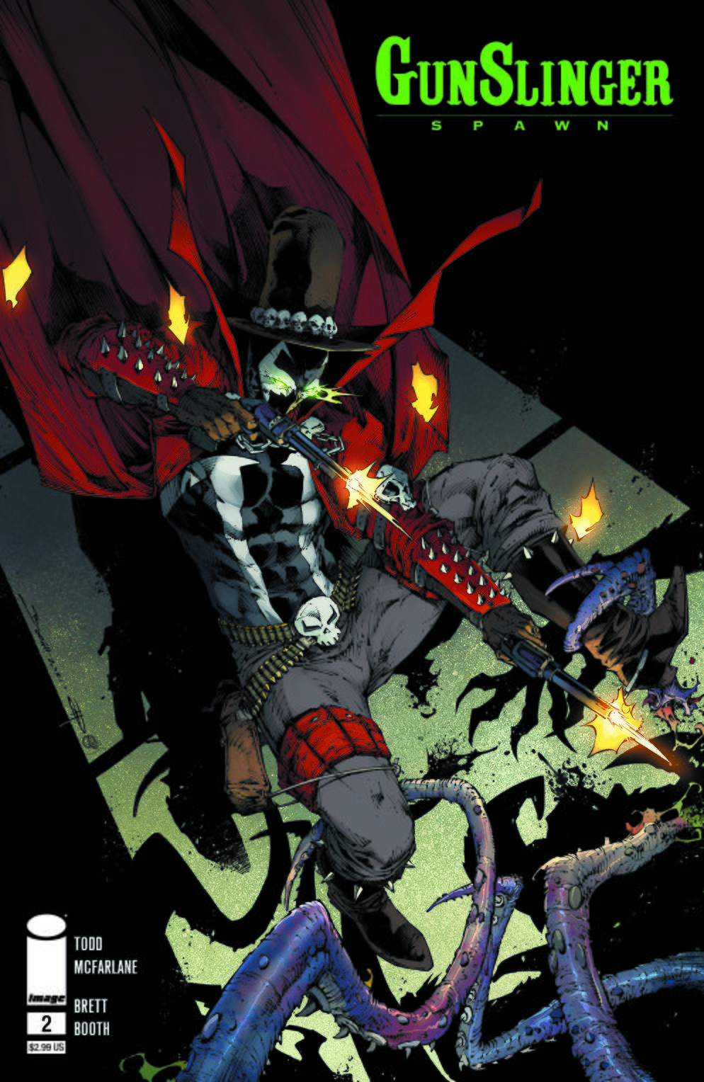 GUNSLINGER SPAWN #2 CVR B BOOTH 2021 Spawn IMAGE COMICS