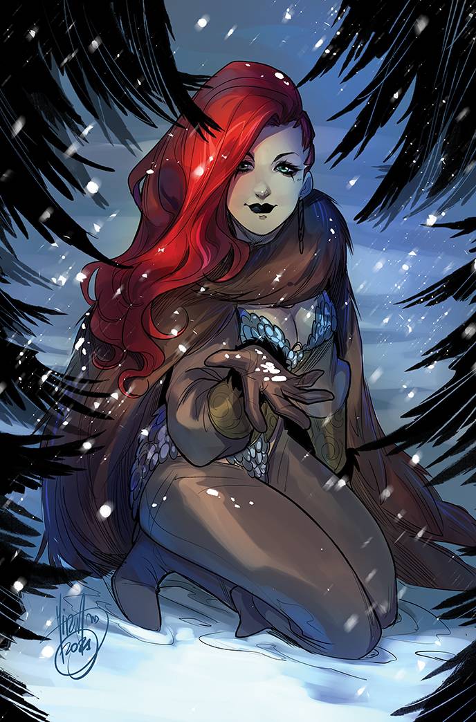 RED SONJA 2021 HOLIDAY SPECIAL ANDOLFO 1:20 VIRGIN VARIANT 2021 Red Sonja DYNAMITE