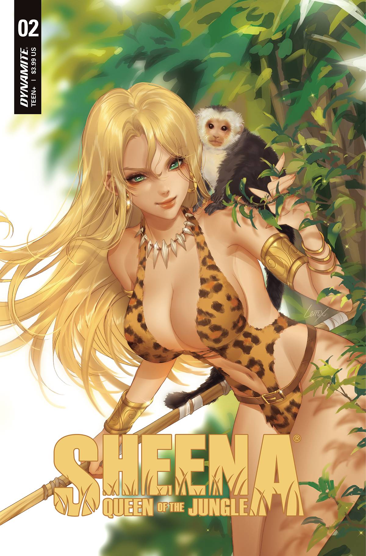 SHEENA QUEEN JUNGLE #2 CVR F 1:10 LEIRIX LI VARIANT 2021 Sheena DYNAMITE