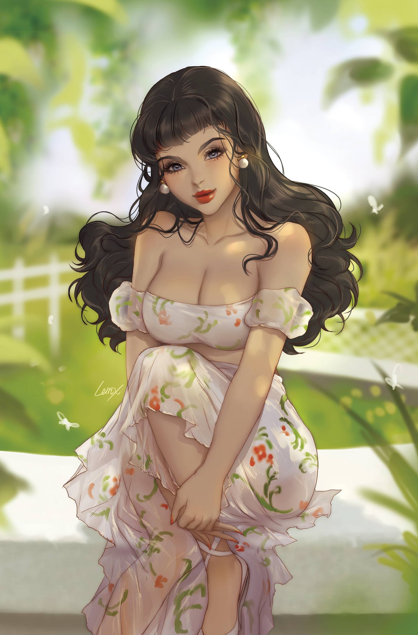 BETTIE PAGE & CURSE OF THE BANSHEE #5 LEIRIX LI 1:21 VARIANT 2021 Bettie Page DYNAMITE