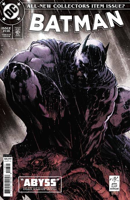 BATMAN #118 1:100 VIKTOR BOGDANOVIC SILVER FOIL CARD STOCK VARIANT 2021 (1ST APP ABYSS) Batman DC COMICS