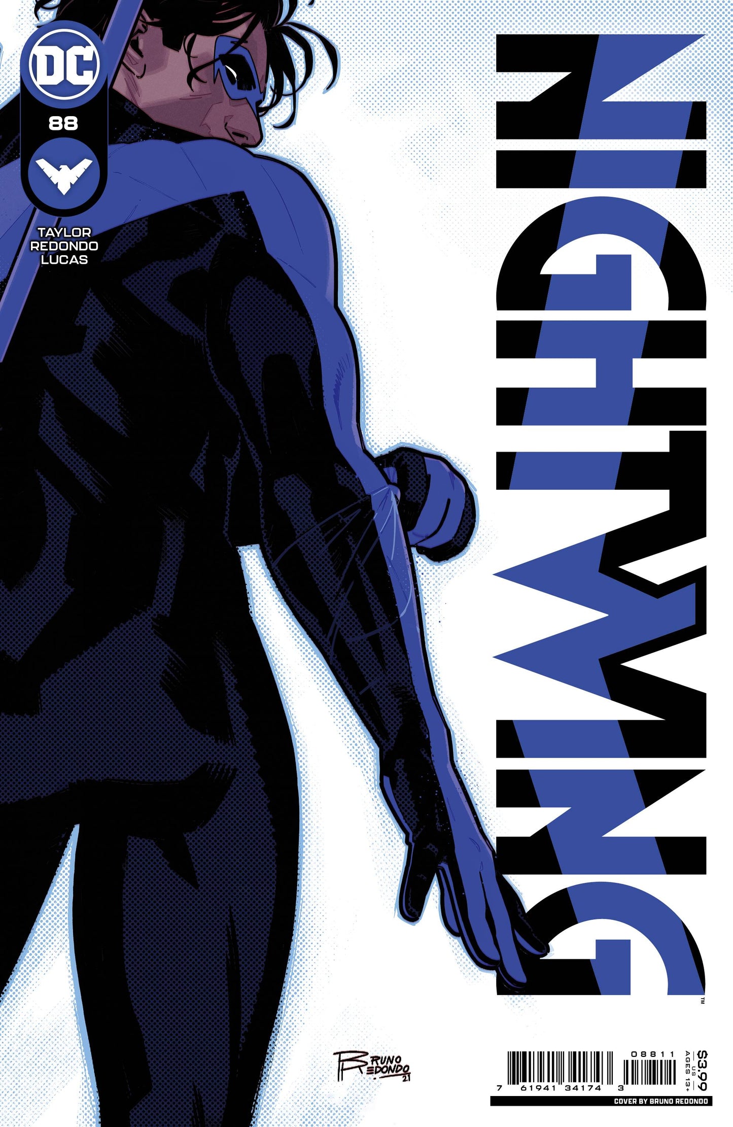 NIGHTWING #88 CVR A BRUNO REDONDO 2022 Nightwing DC COMICS