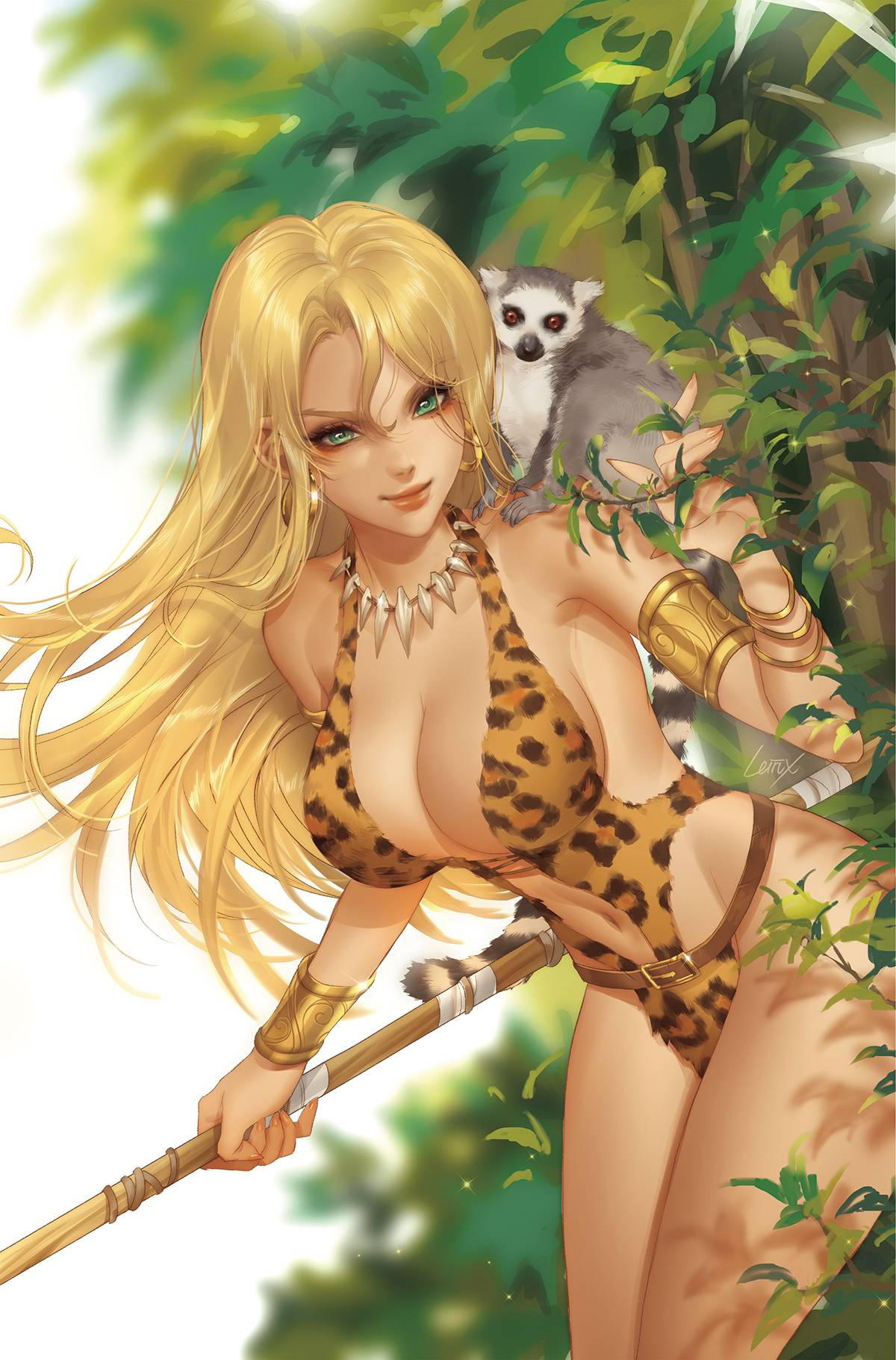 SHEENA QUEEN JUNGLE #2 CVR F 1:15 LEIRIX LI VIRGIN VARIANT 2021 Sheena DYNAMITE
