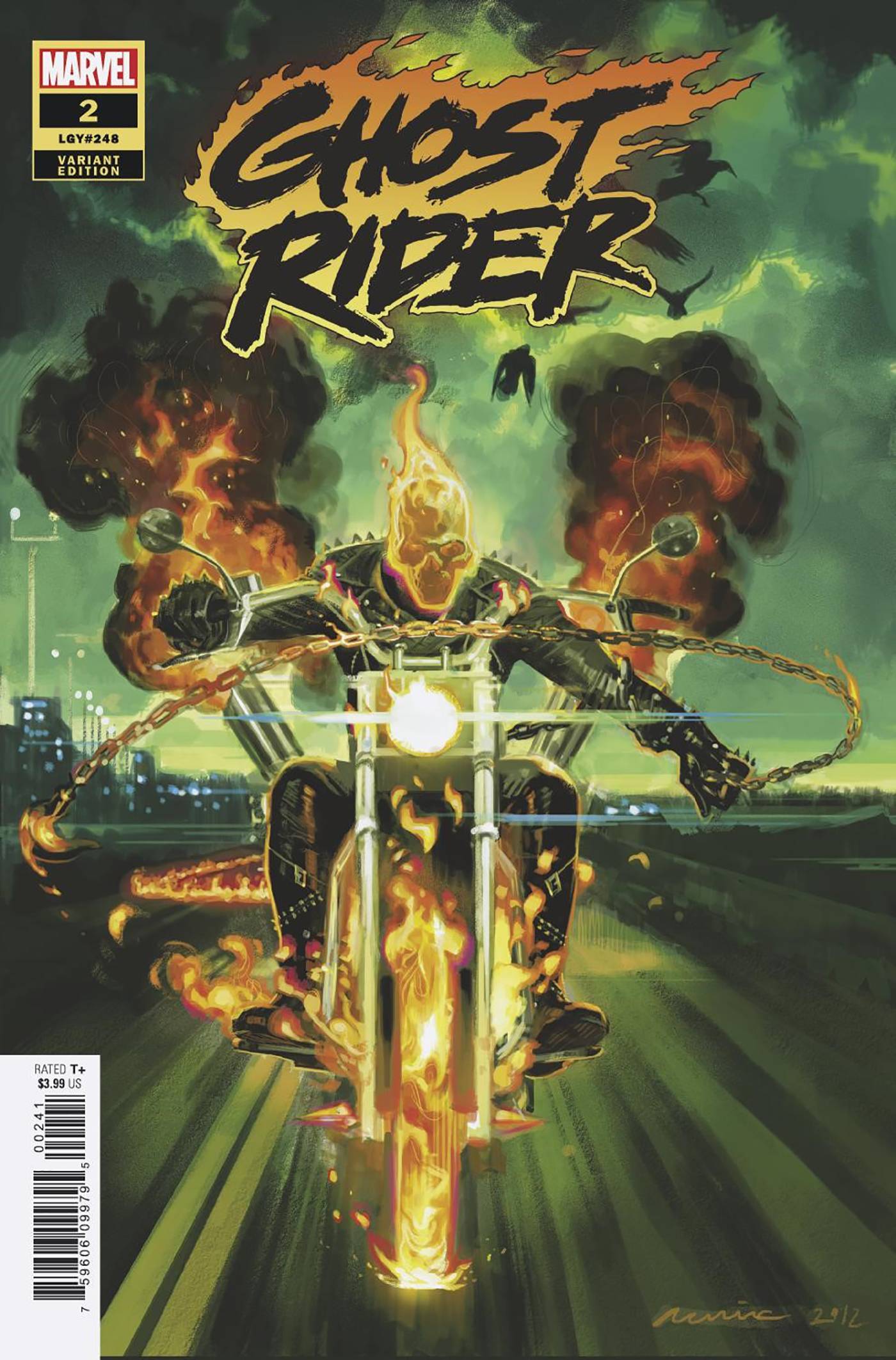 GHOST RIDER #2 ACUNA 1:25 VARIANT 2022 Ghost Rider MARVEL COMICS