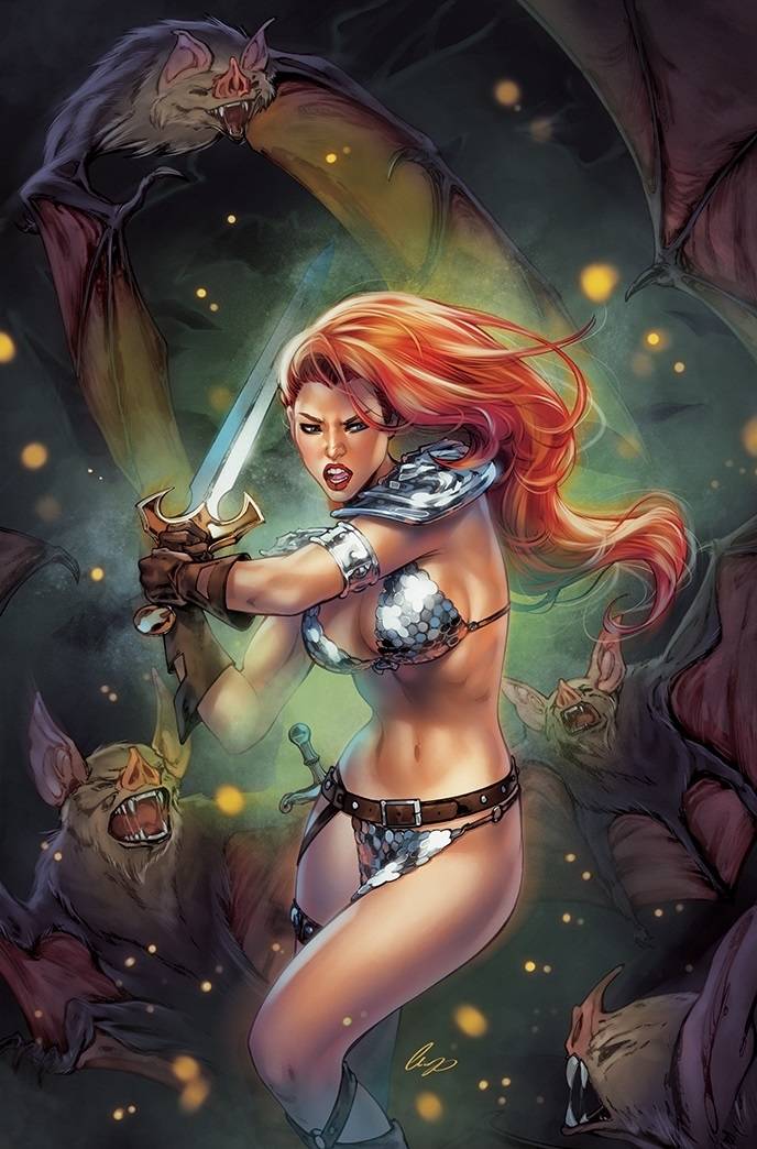 INVINCIBLE RED SONJA #7 ELIAS CHATZOUDIS 1:7 VIRGIN VARIANT 2022 Red Sonja DYNAMITE