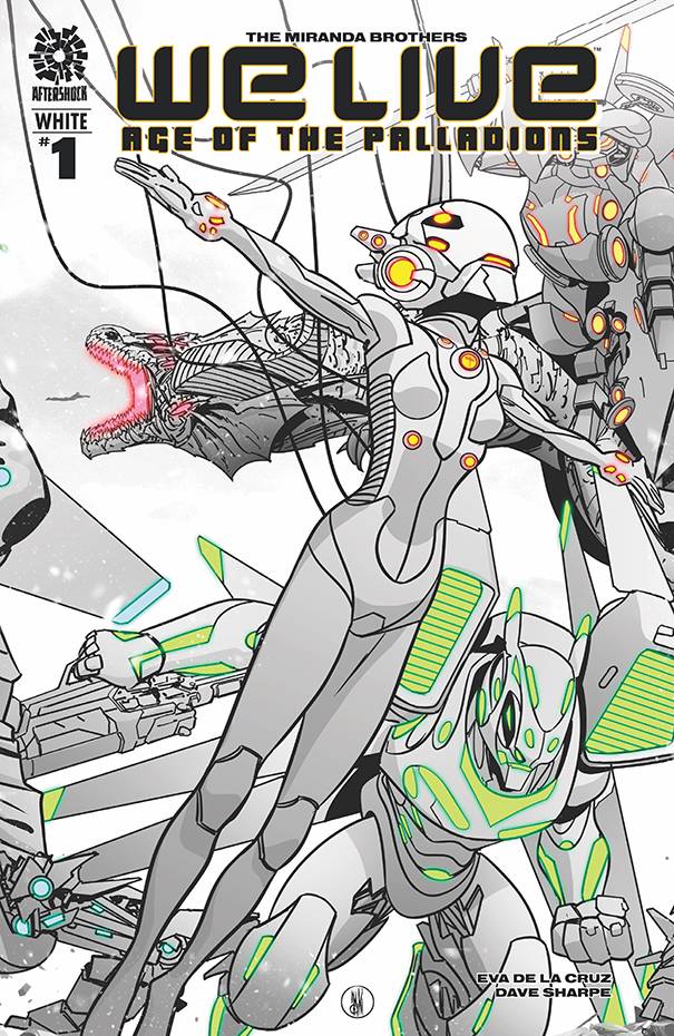 WE LIVE AGE OF PALLADIONS #1 WHITE CVR A MIRANDA 2022 AFTERSHOCK COMICS