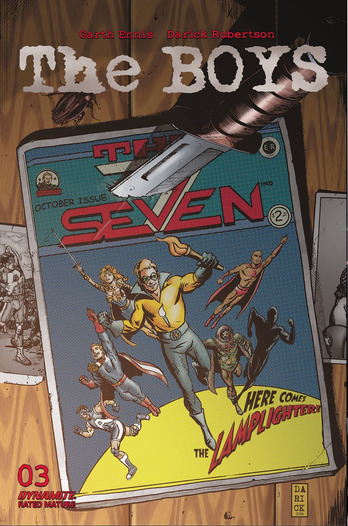 BOYS #3 DYNAMITE PLATINUM FOIL EDITION (1ST APP HOMELANDER) 2022 The Boys DYNAMITE