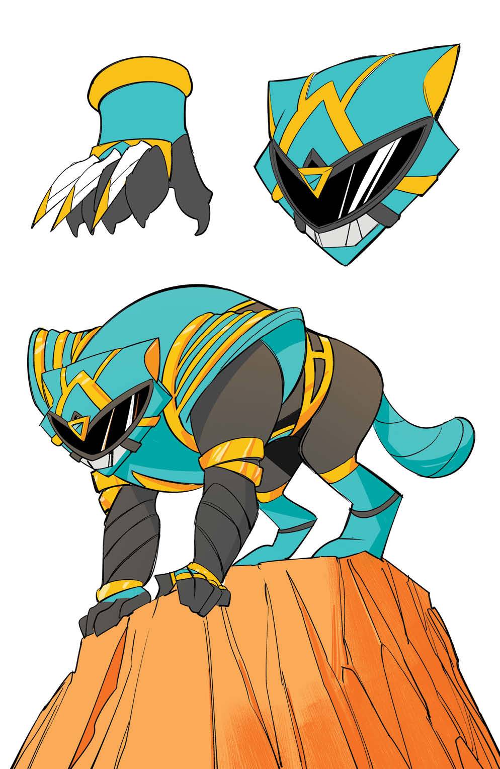 POWER RANGERS #18 UNLOCKABLE DI NICUOLO VIRGIN VARIANT 2022 MMPR BOOM! STUDIOS