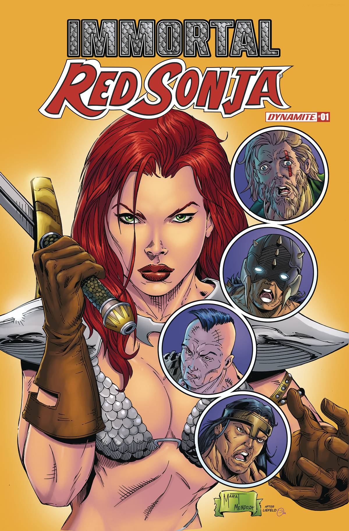 IMMORTAL RED SONJA #1 HOMAGE VARIANT Red Sonja DYNAMITE