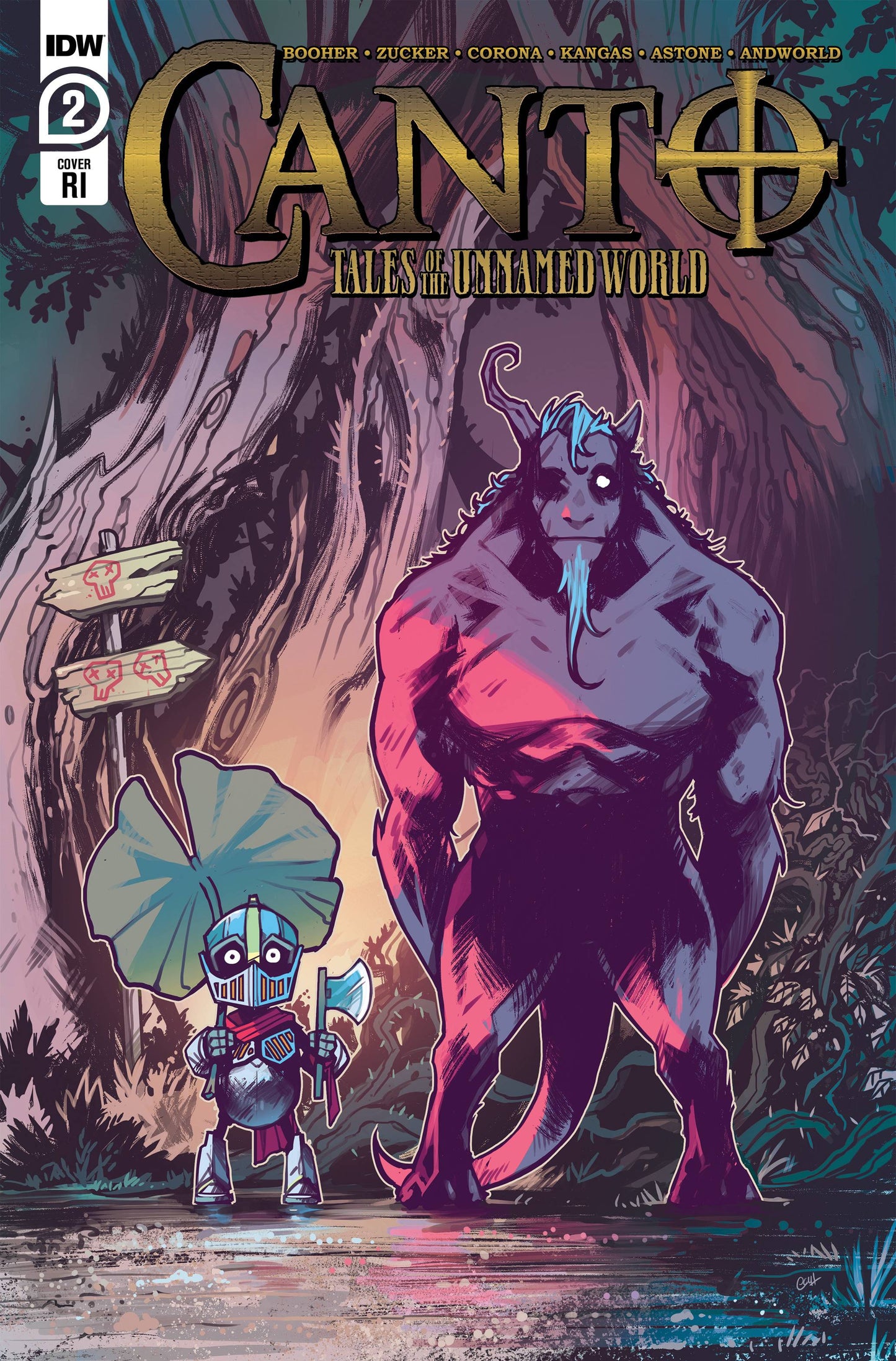 CANTO TALES OF THE UNNAMED WORLD #2 1:10 VARIANT 2022 Canto IDW PUBLISHING