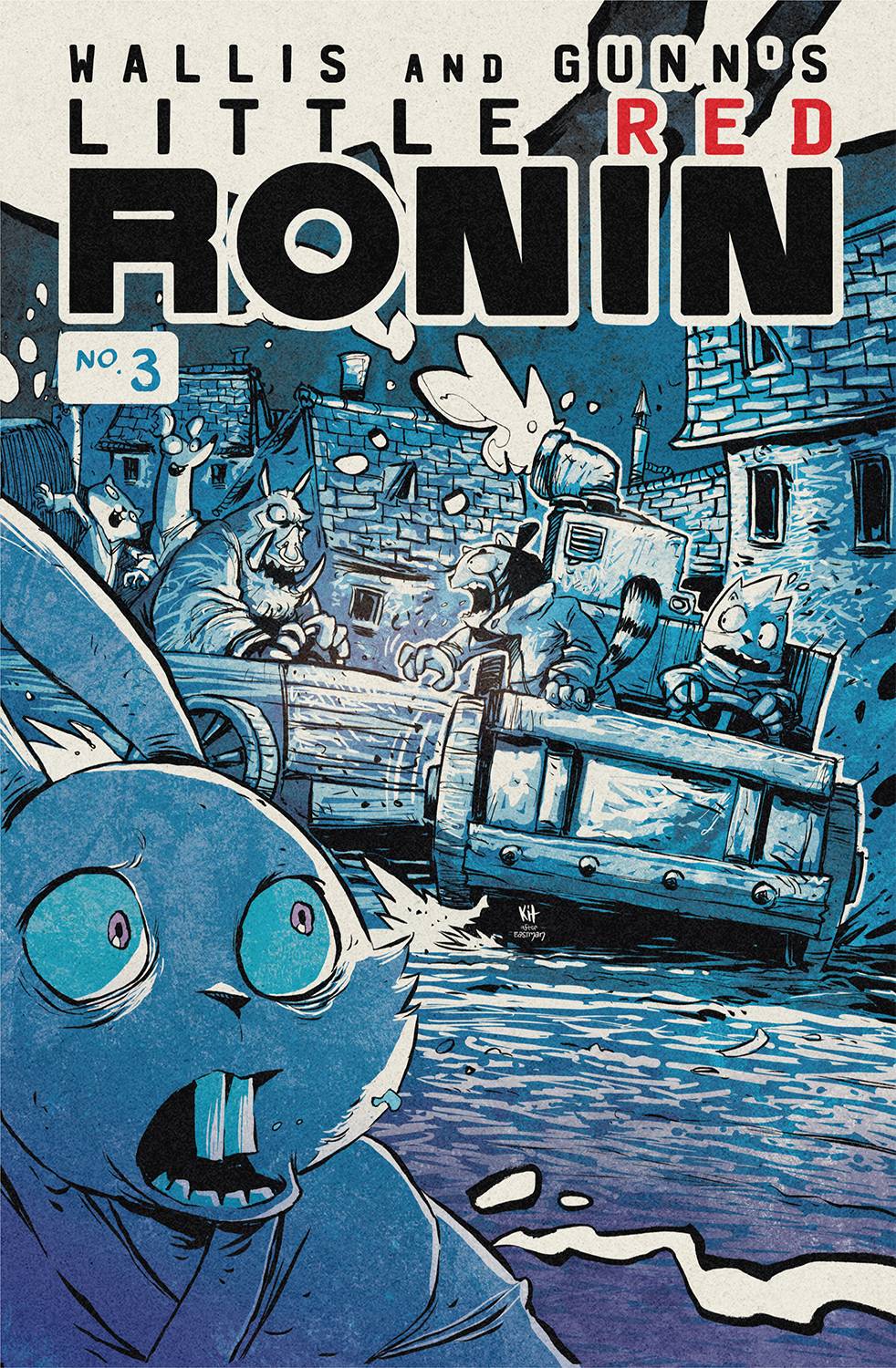 LITTLE RED RONIN #3 CVR B THANK YOU INCV WALLIS 2022 SOURCE POINT PRESS