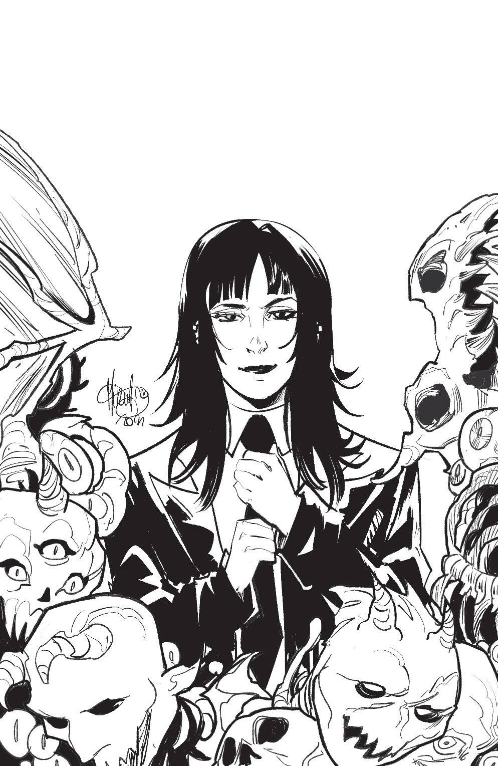 DAMN THEM ALL #3 (OF 6) UNLOCKABLE ONE PER STORE ANDOLFO VIRGIN VARIANT 2022 BOOM! STUDIOS