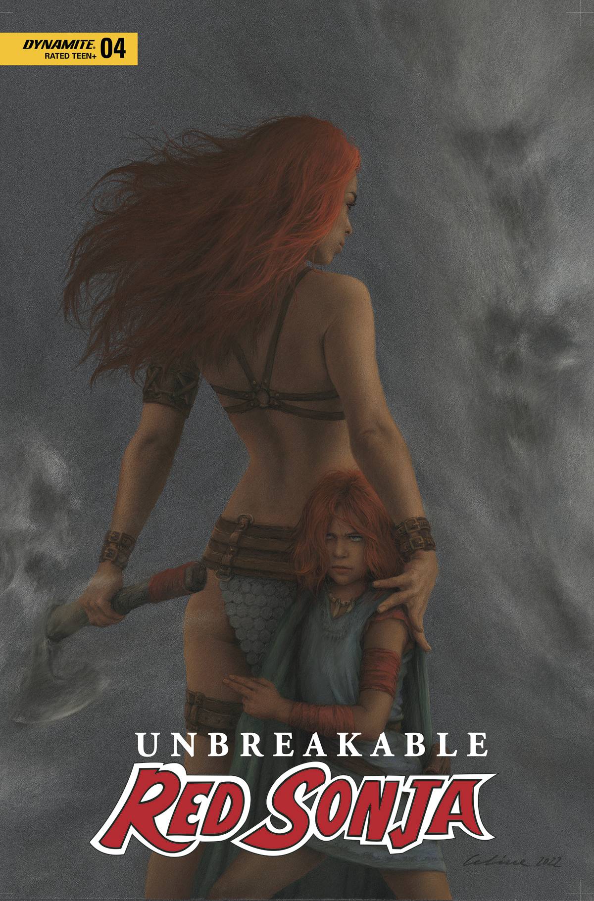 UNBREAKABLE RED SONJA #4 CVR B CELINA 2023 Red Sonja DYNAMITE