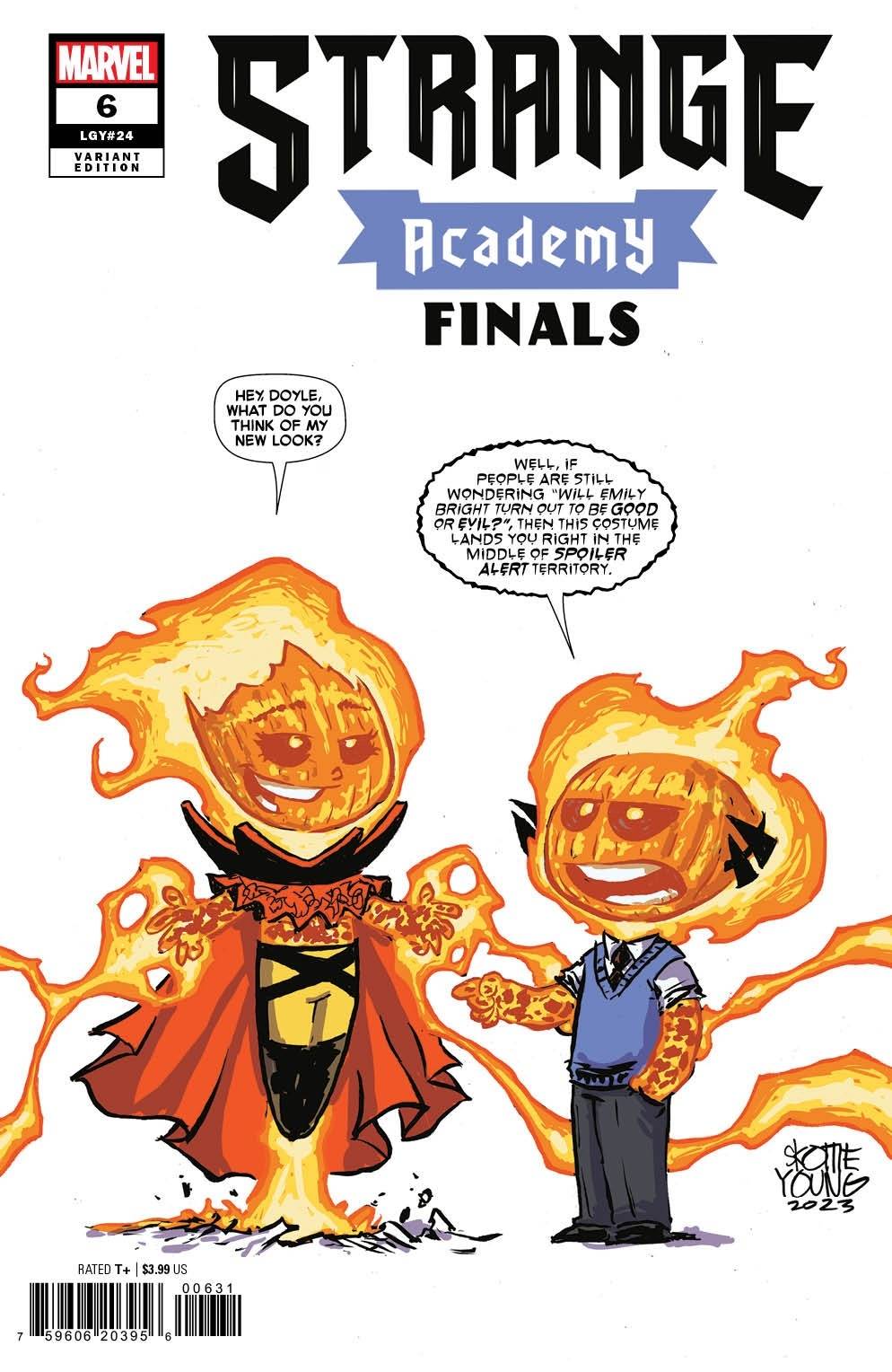 STRANGE ACADEMY FINALS #6 SKOTTIE YOUNG 1:25 VARIANT 2023 Strange Academy MARVEL COMICS