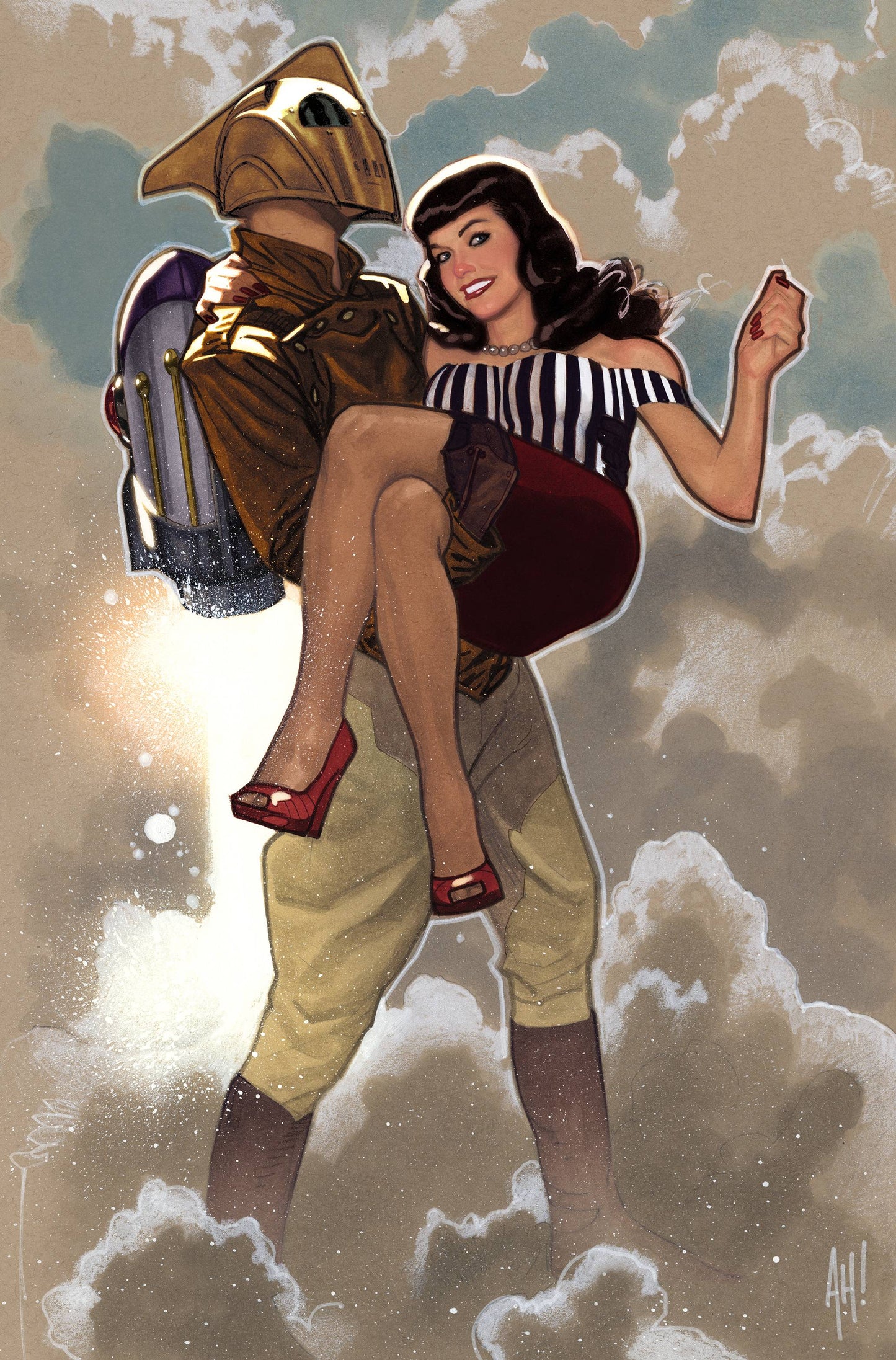 ROCKETEER ADAM HUGHES 1:10 VARIANT Rocketeer IDW PUBLISHING