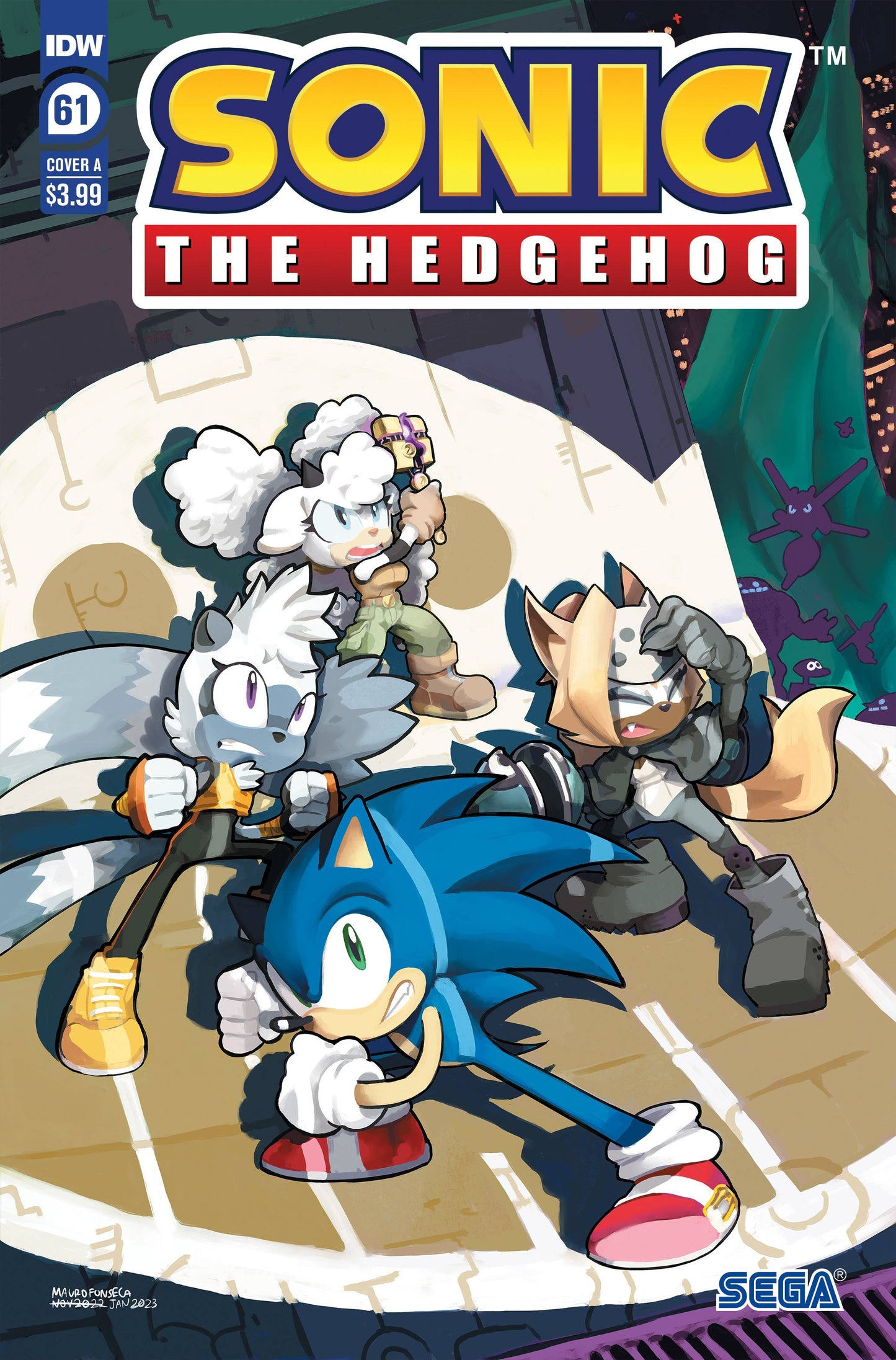 SONIC THE HEDGEHOG #61 CVR A FONSECA 2023 Sonic the Hedgehog IDW PUBLISHING