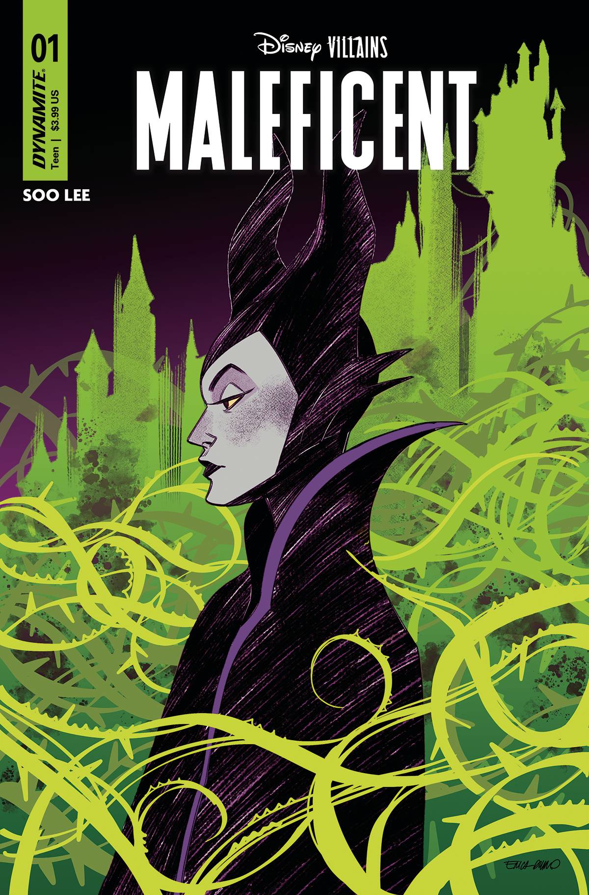 DISNEY VILLAINS MALEFICENT #1 CVR E DURSO VARIANT 2023 Disney DYNAMITE