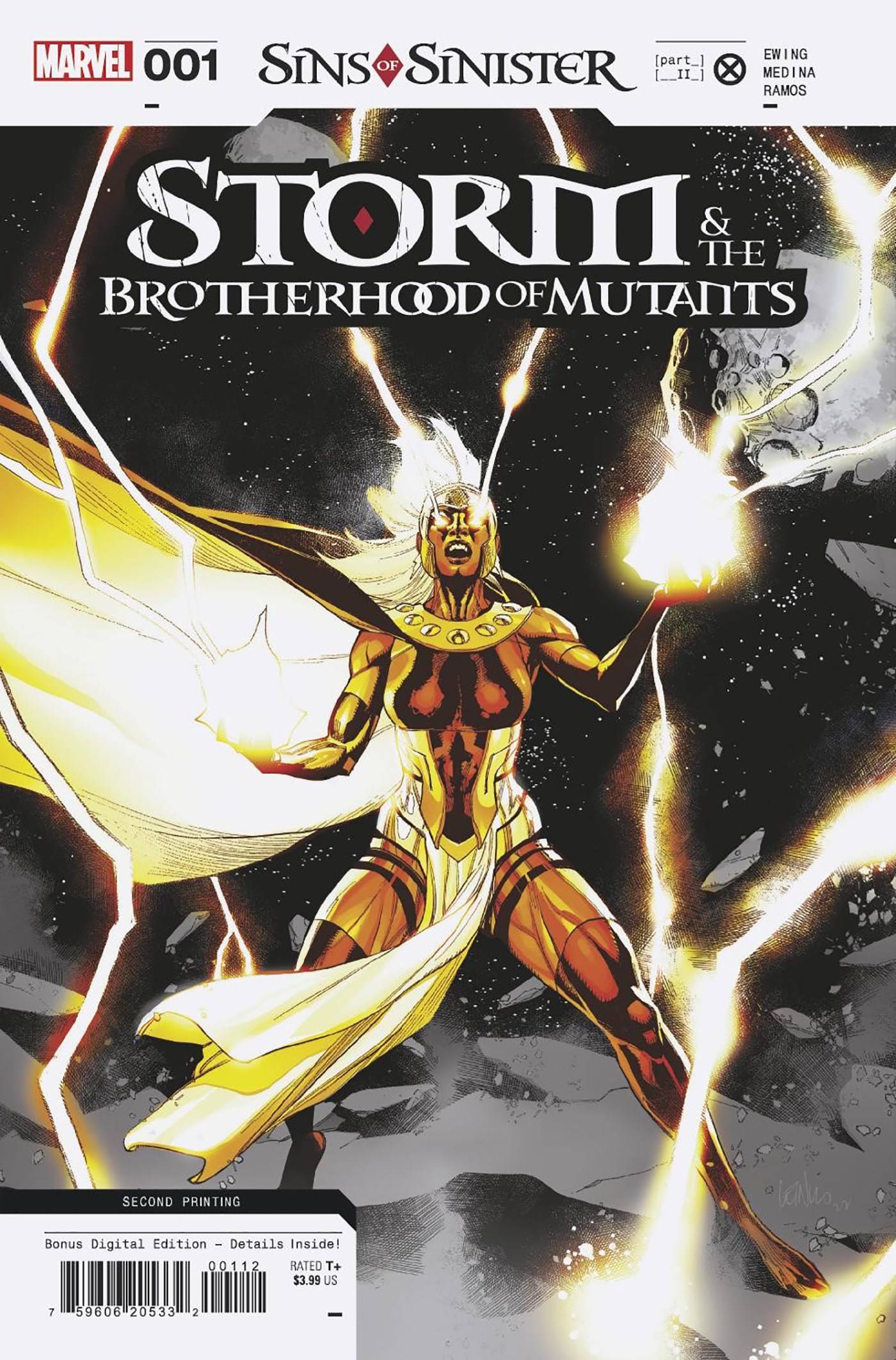 STORM AND BROTHERHOOD MUTANTS #1 2ND PRINT VARIANT X-Men MARVEL PRH