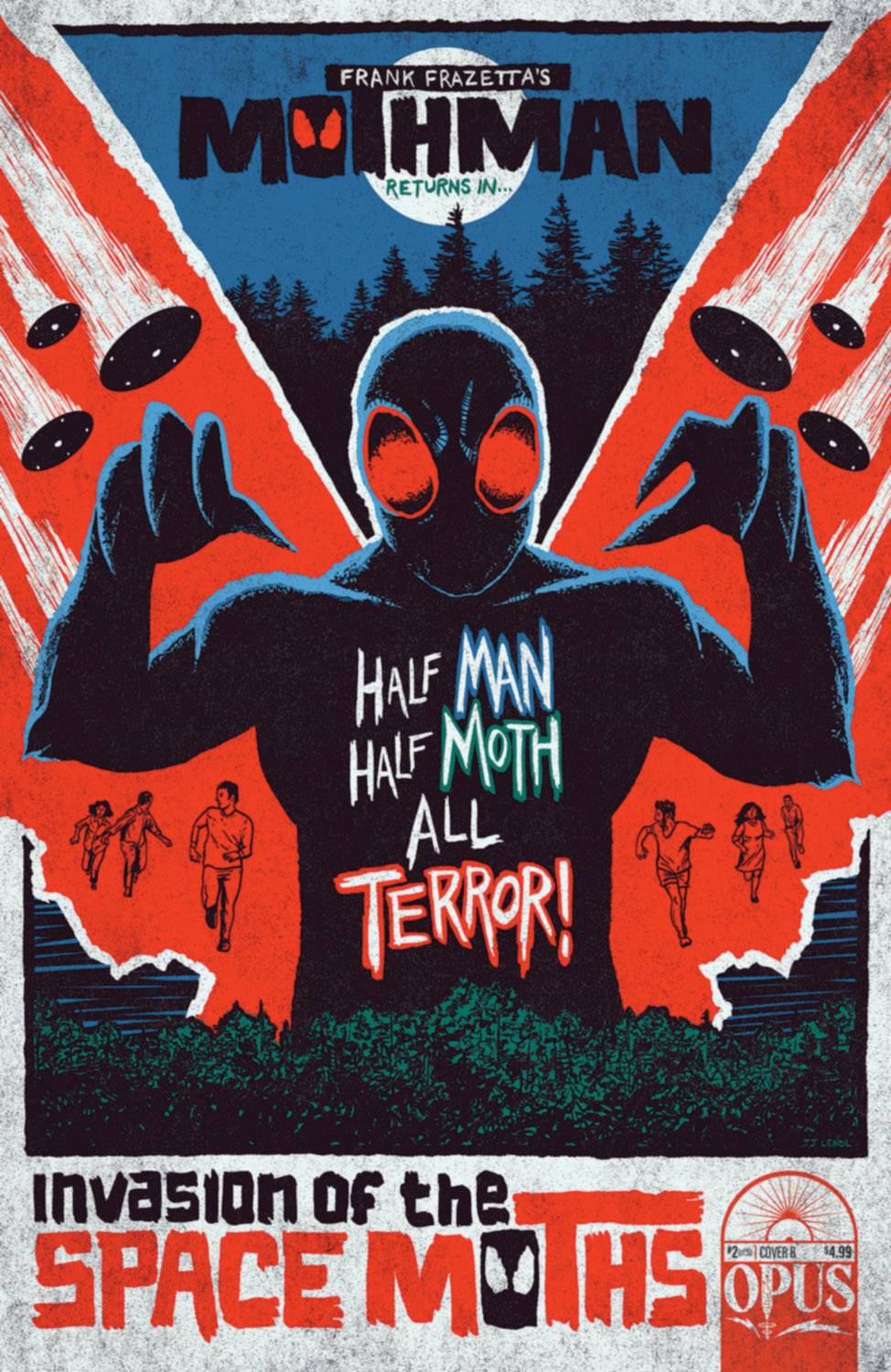 FRANK FRAZETTA MOTHMAN #2 (OF 5) CVR B VARIANT 2023 OPUS COMICS