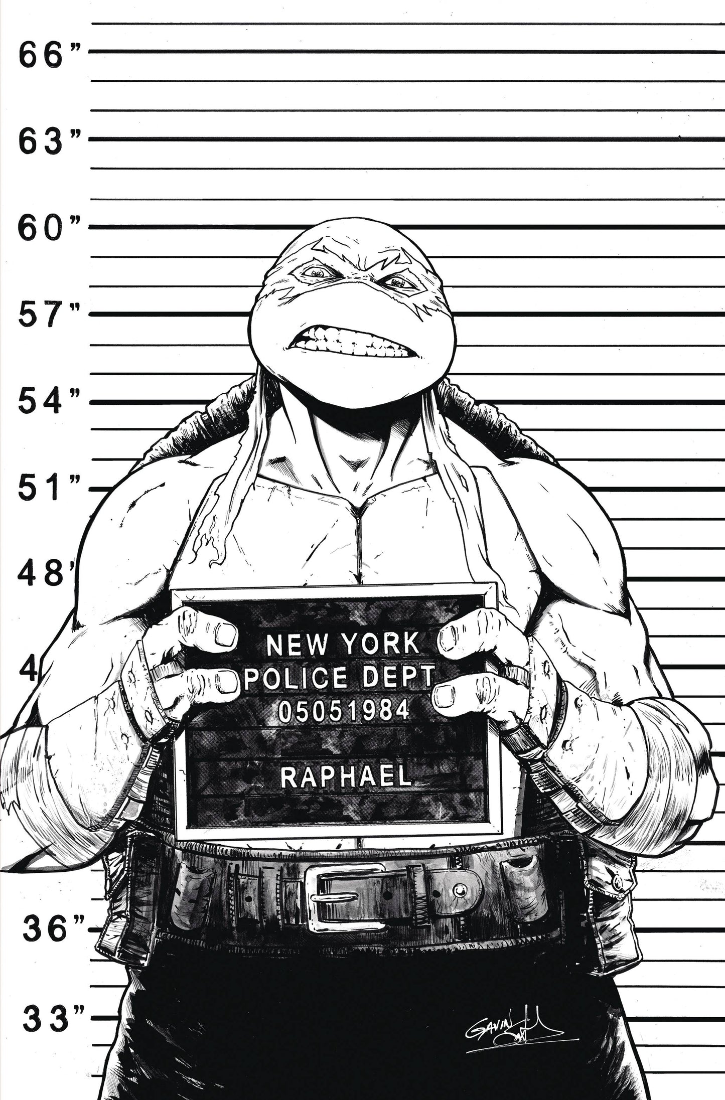 TMNT ONGOING #141 1:25 B&W VARIANT 2023 TMNT IDW PUBLISHING