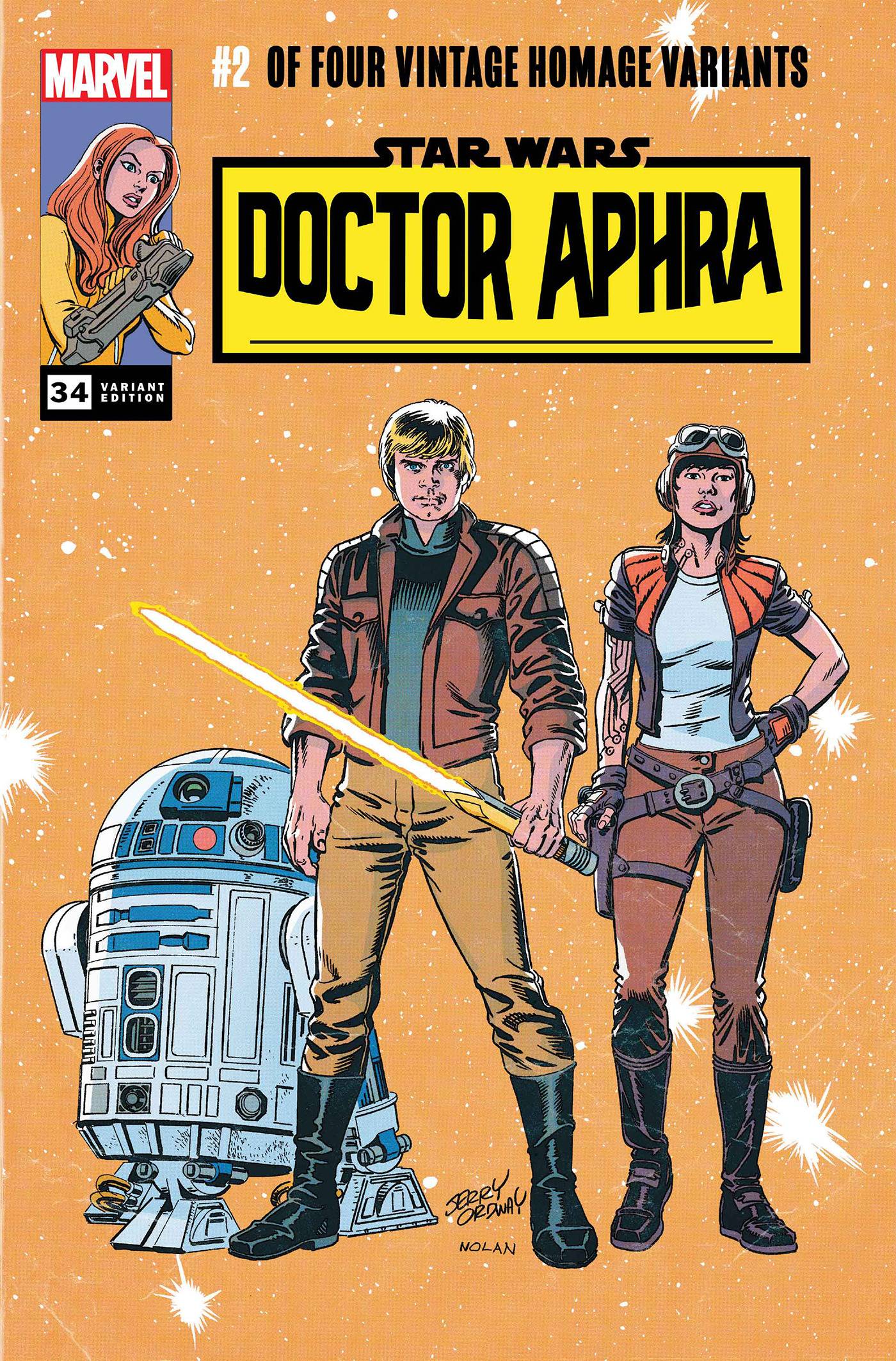 STAR WARS DOCTOR APHRA #34 JERRY ORDWAY CLASSIC TRADE DRESS VARIANT 2023 Star Wars Doctor Aphra MARVEL COMICS
