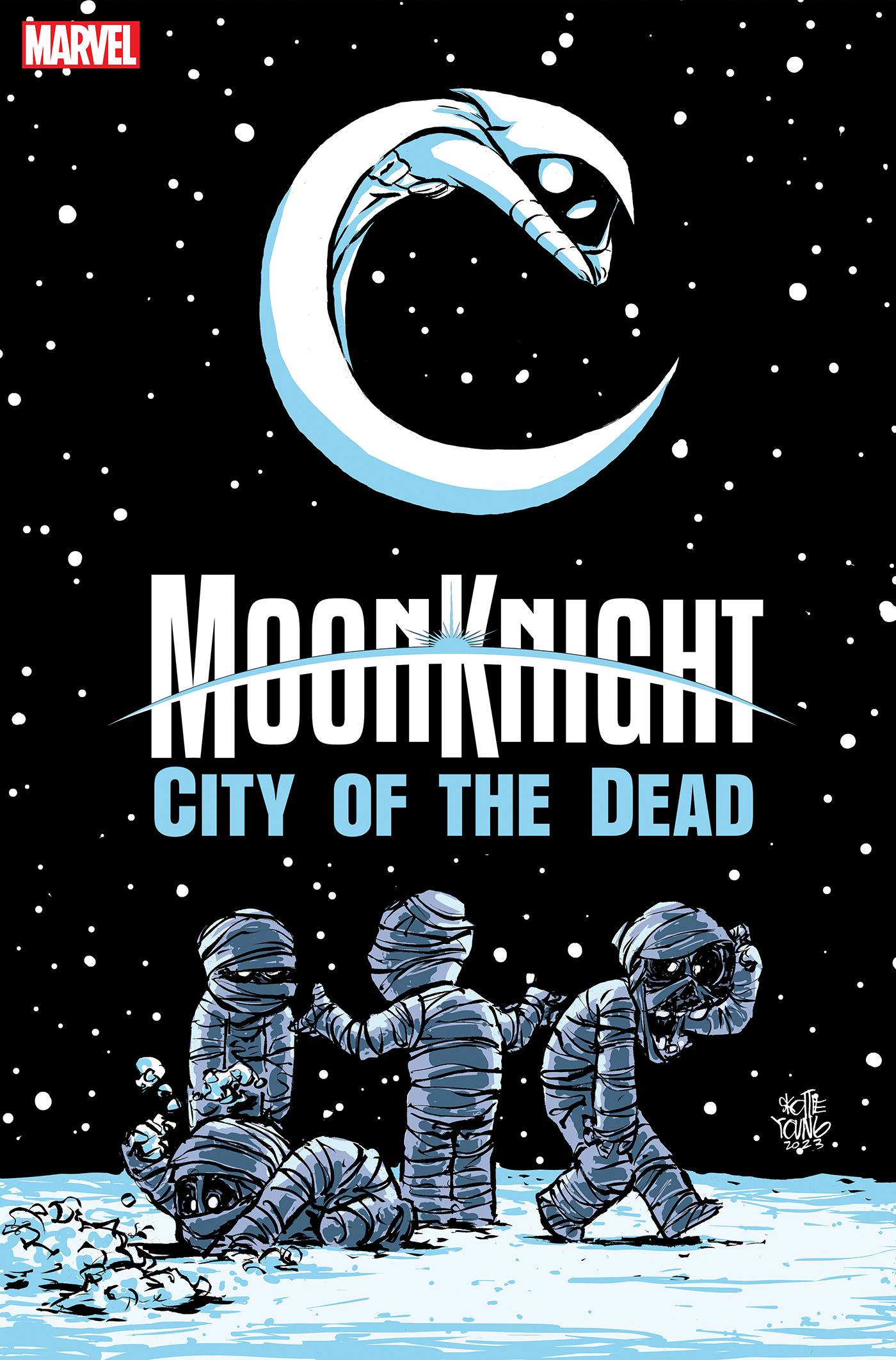 MOON KNIGHT CITY OF THE DEAD #1 SKOTTIE YOUNG VARIANT 2023 Moon Knight MARVEL COMICS