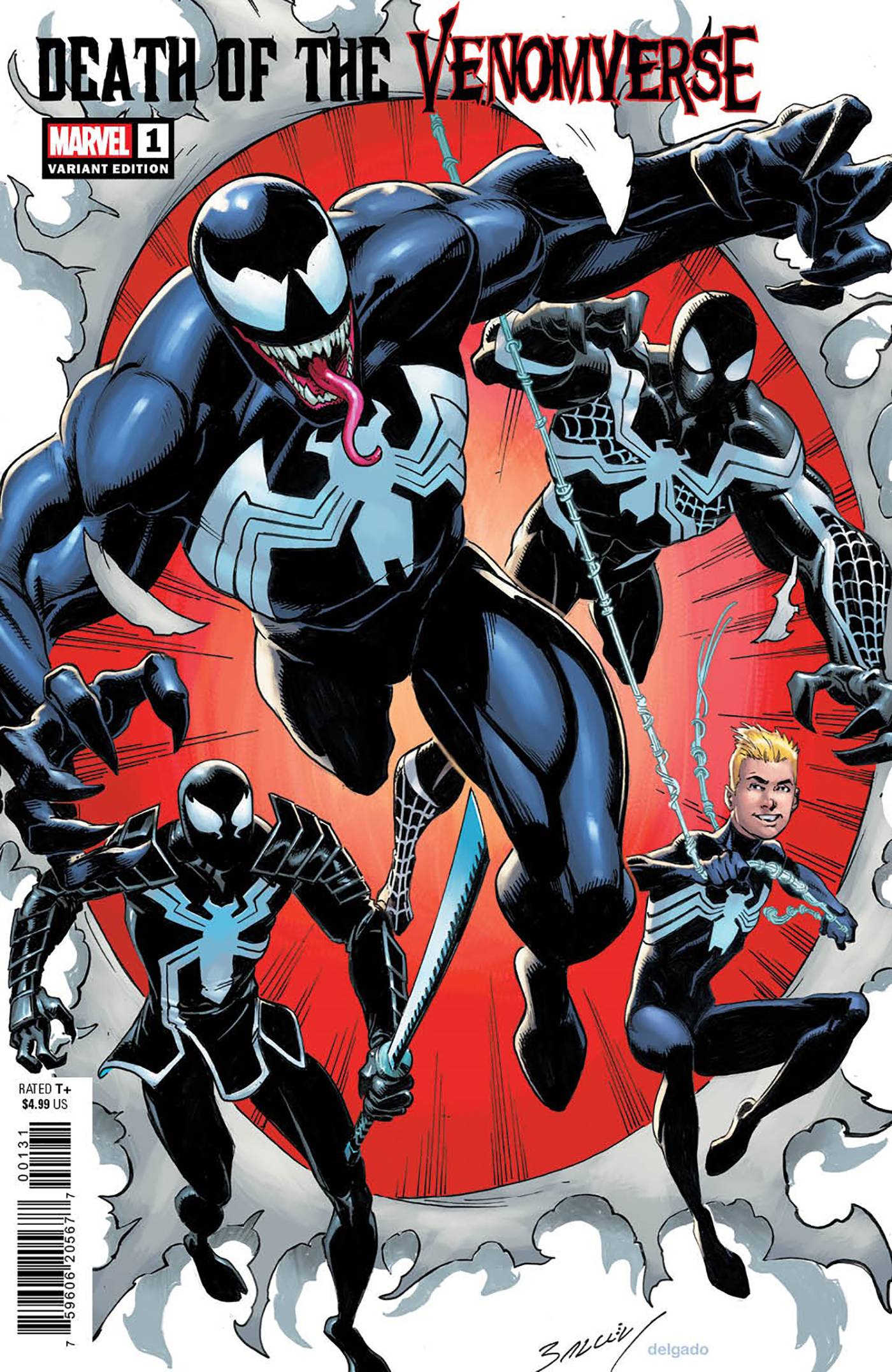 DEATH OF THE VENOMVERSE #1 MARK BAGLEY VARIANT 2023 Venom MARVEL COMICS