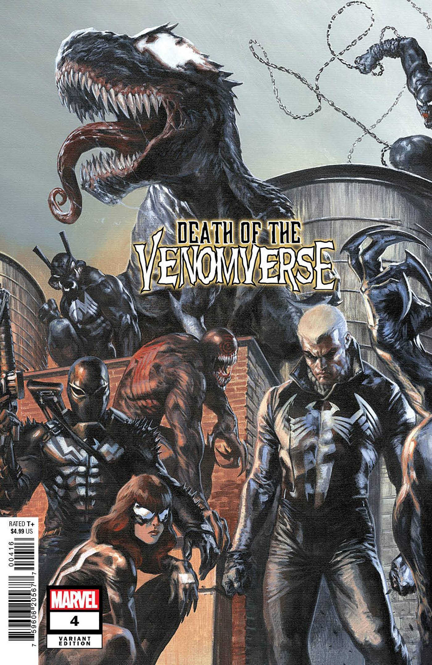 DEATH OF VENOMVERSE #4 (OF 5) DELLOTTO 1:10 VARIANT 2023 Venom MARVEL COMICS