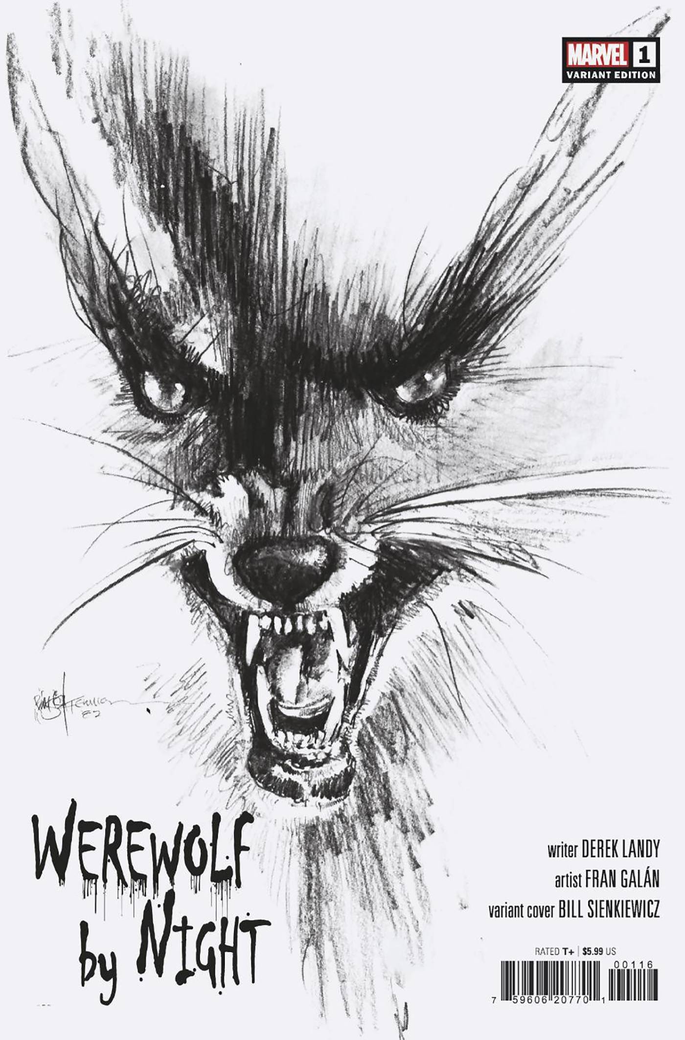 WEREWOLF BY NIGHT #1 ADAM HUGHES VARIANT 2023 – Sanctum Sanctorum