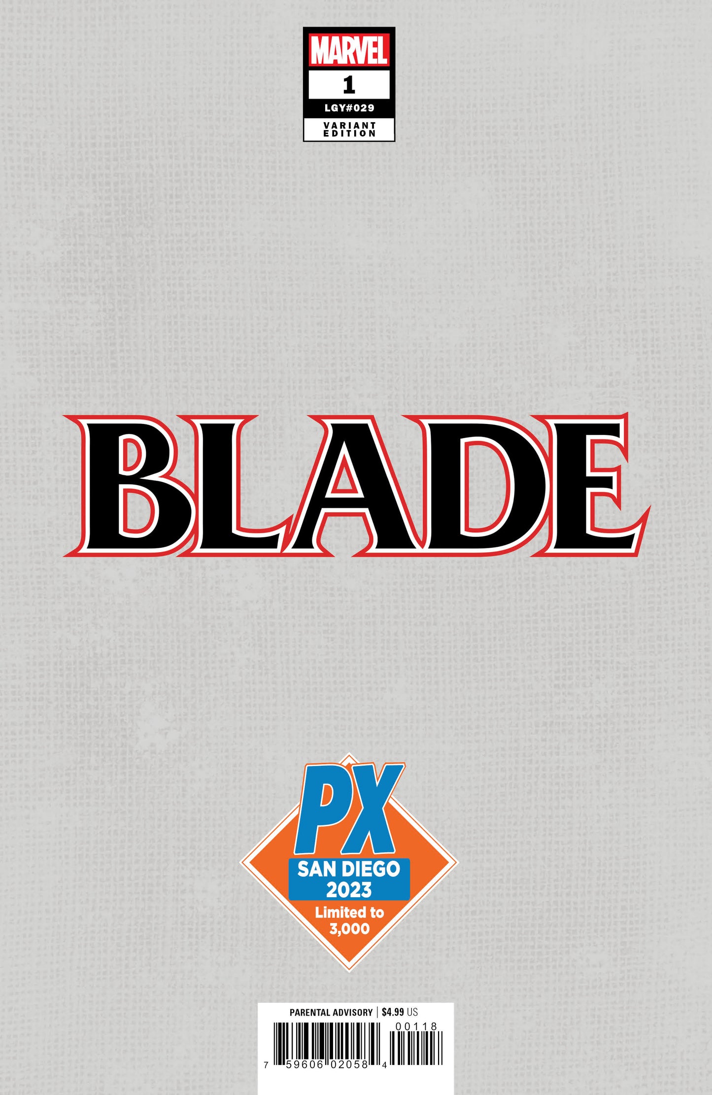 BLADE #1 ELENA CASAGRANDE SDCC PX EXCLUSIVE VARIANT 2023 Blade MARVEL COMICS