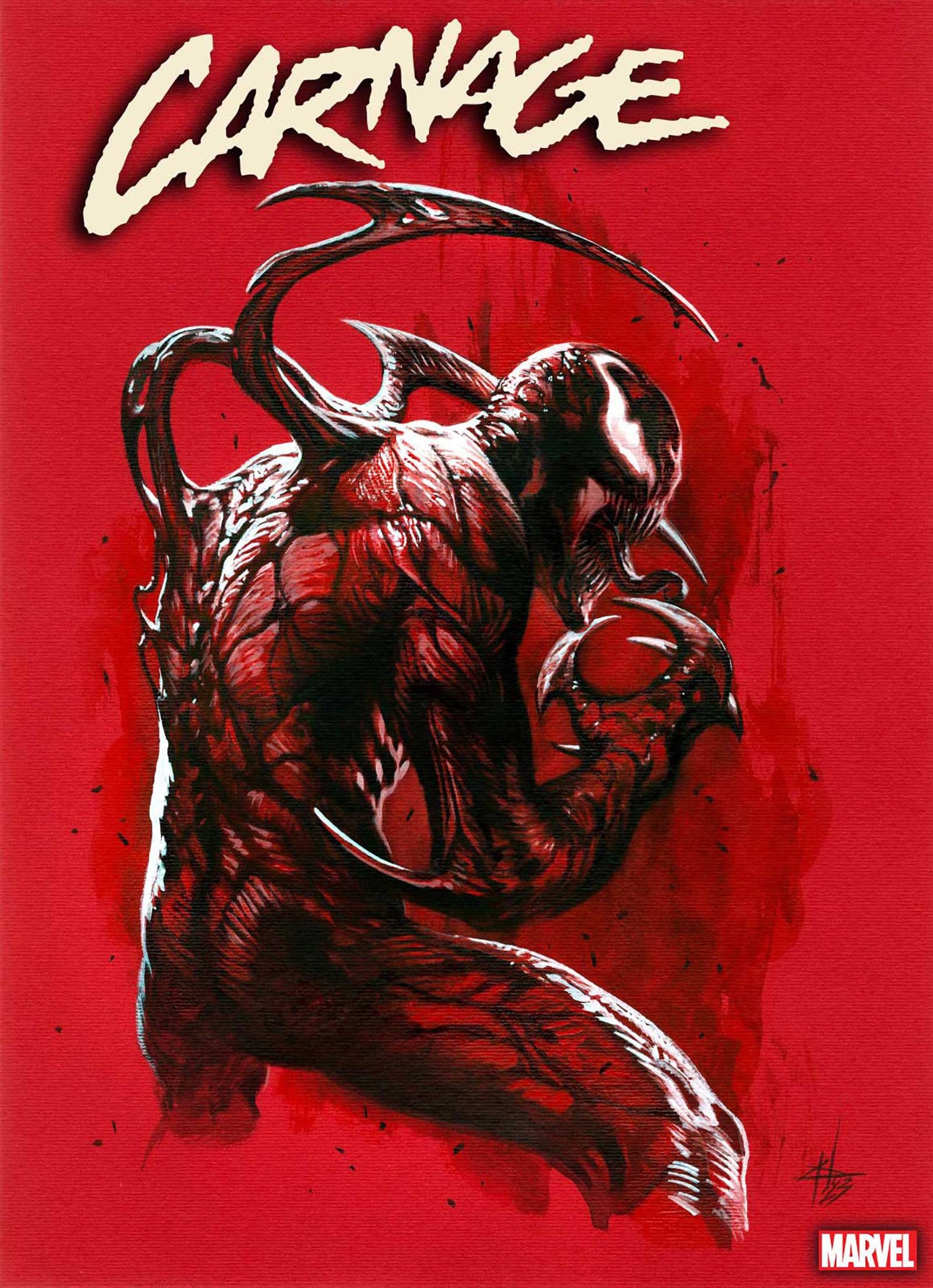 CARNAGE #1 DELLOTTO FOIL VARIANT 2023 Carnage MARVEL PRH