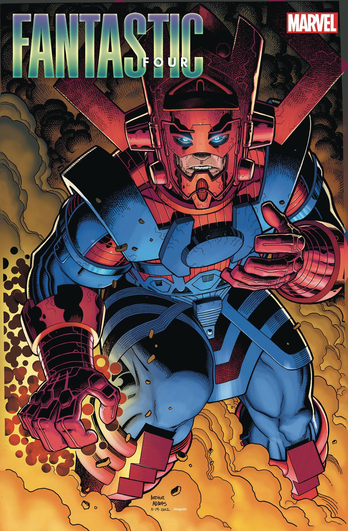 FANTASTIC FOUR #13 ART ADAMS 1:25 VARIANT GALACTUS 2023 Fantastic Four MARVEL COMICS