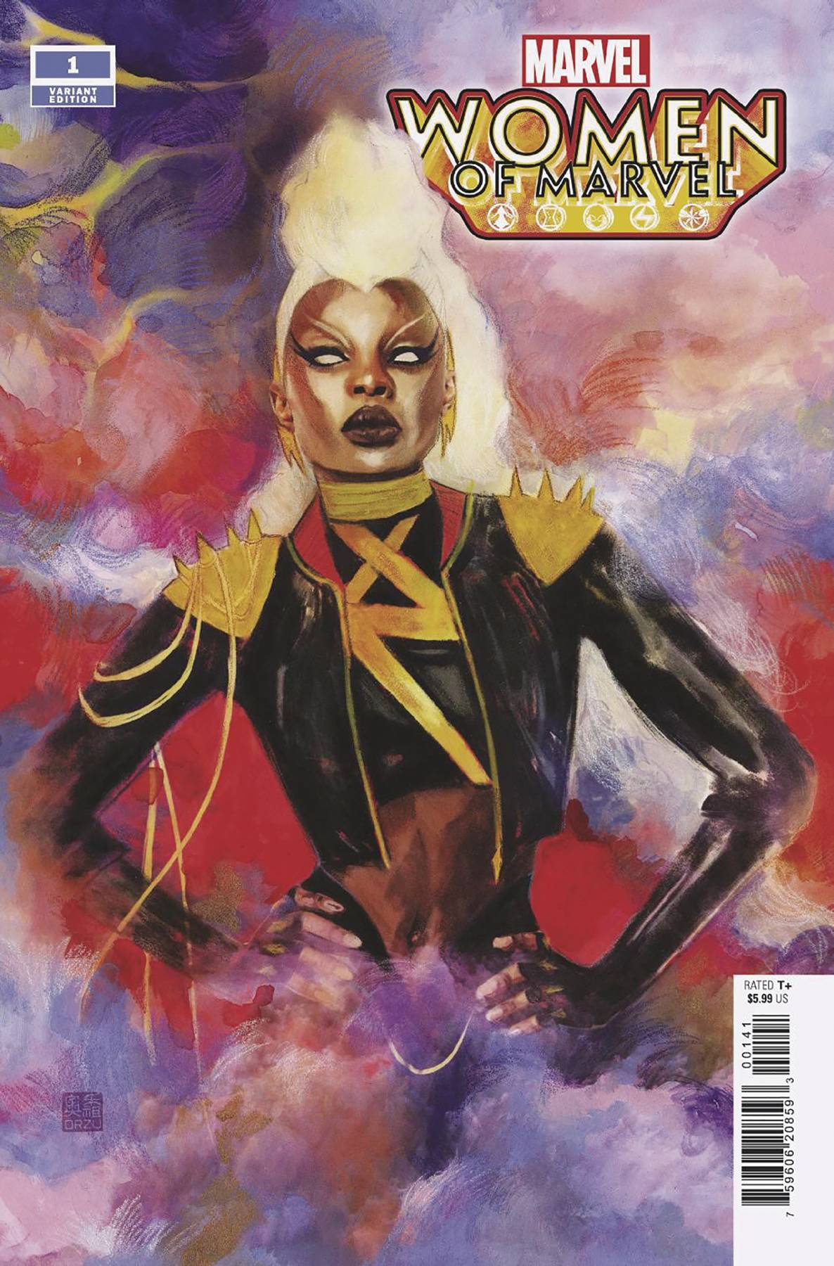 WOMEN OF MARVEL #1 ZU ORZU VARIANT 2024 Women of Marvel MARVEL PRH