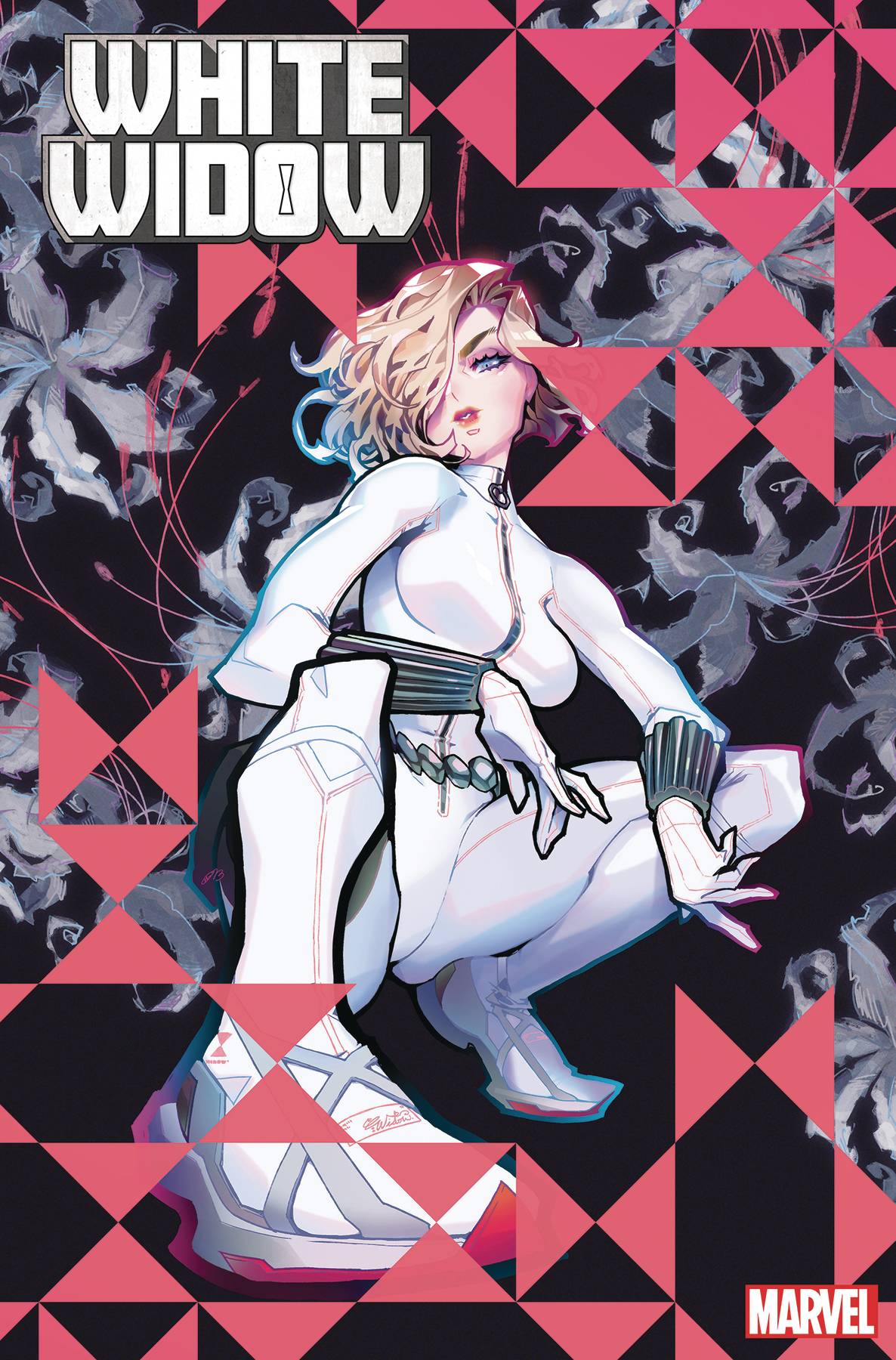 WHITE WIDOW #4 ROSE BESCH VARIANT 2024 White Widow MARVEL PRH