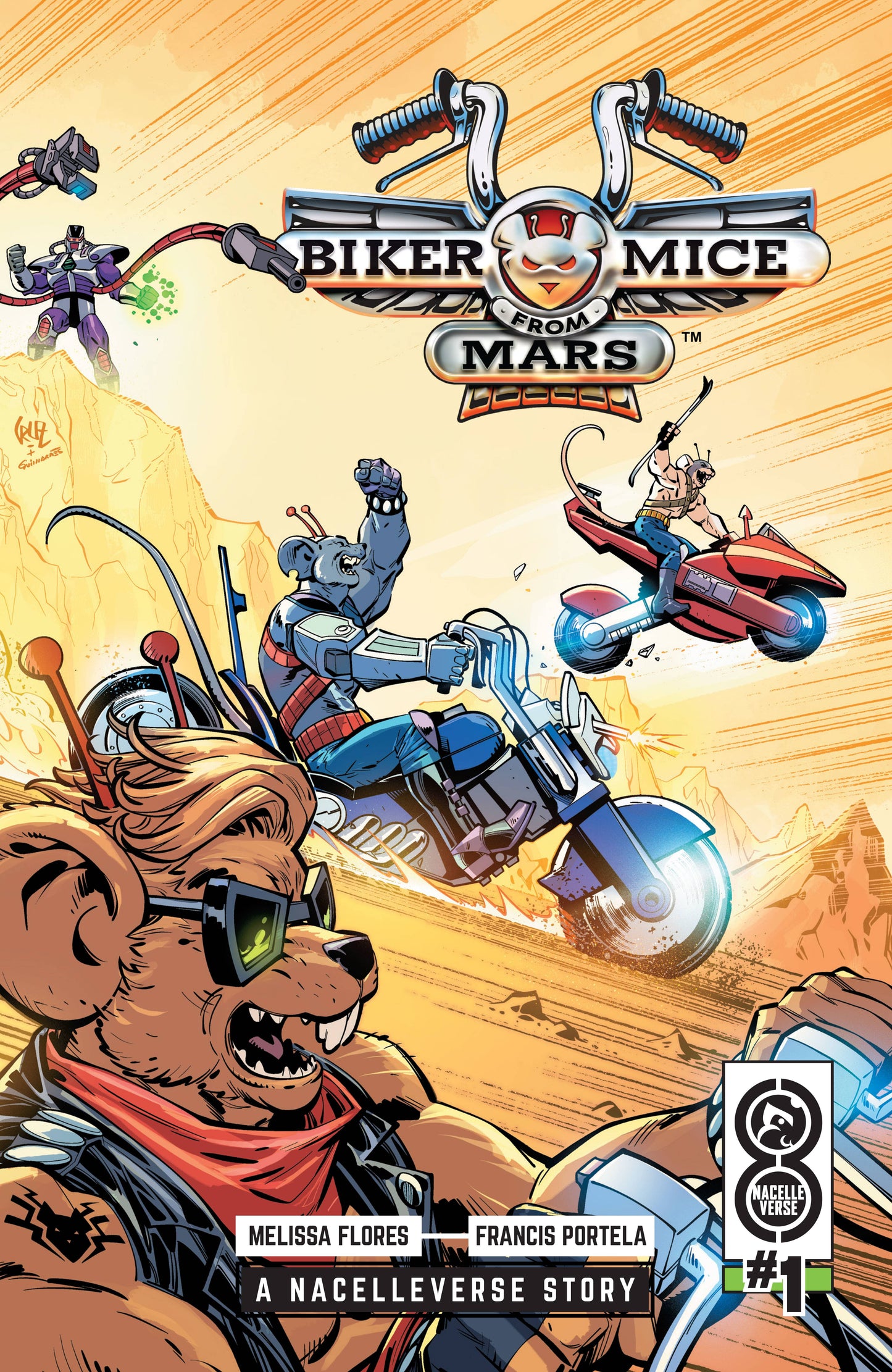 BIKER MICE FROM MARS #1 CVR C CRUZ 2024 ONI PRESS INC.